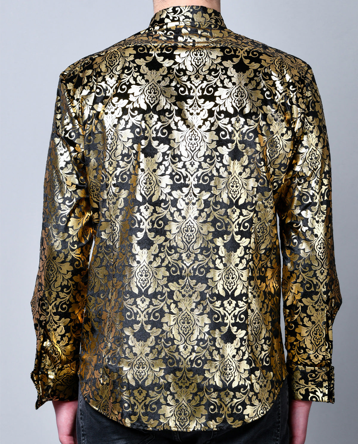 Gold Damask on Velvet