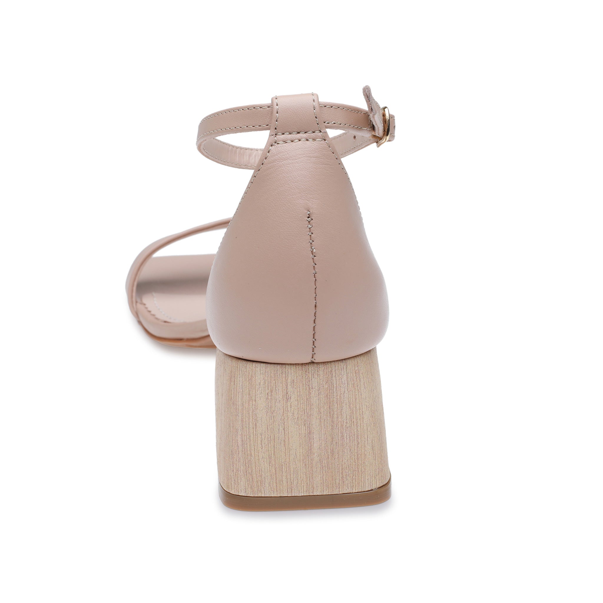 Creme Ankle Strap Heel