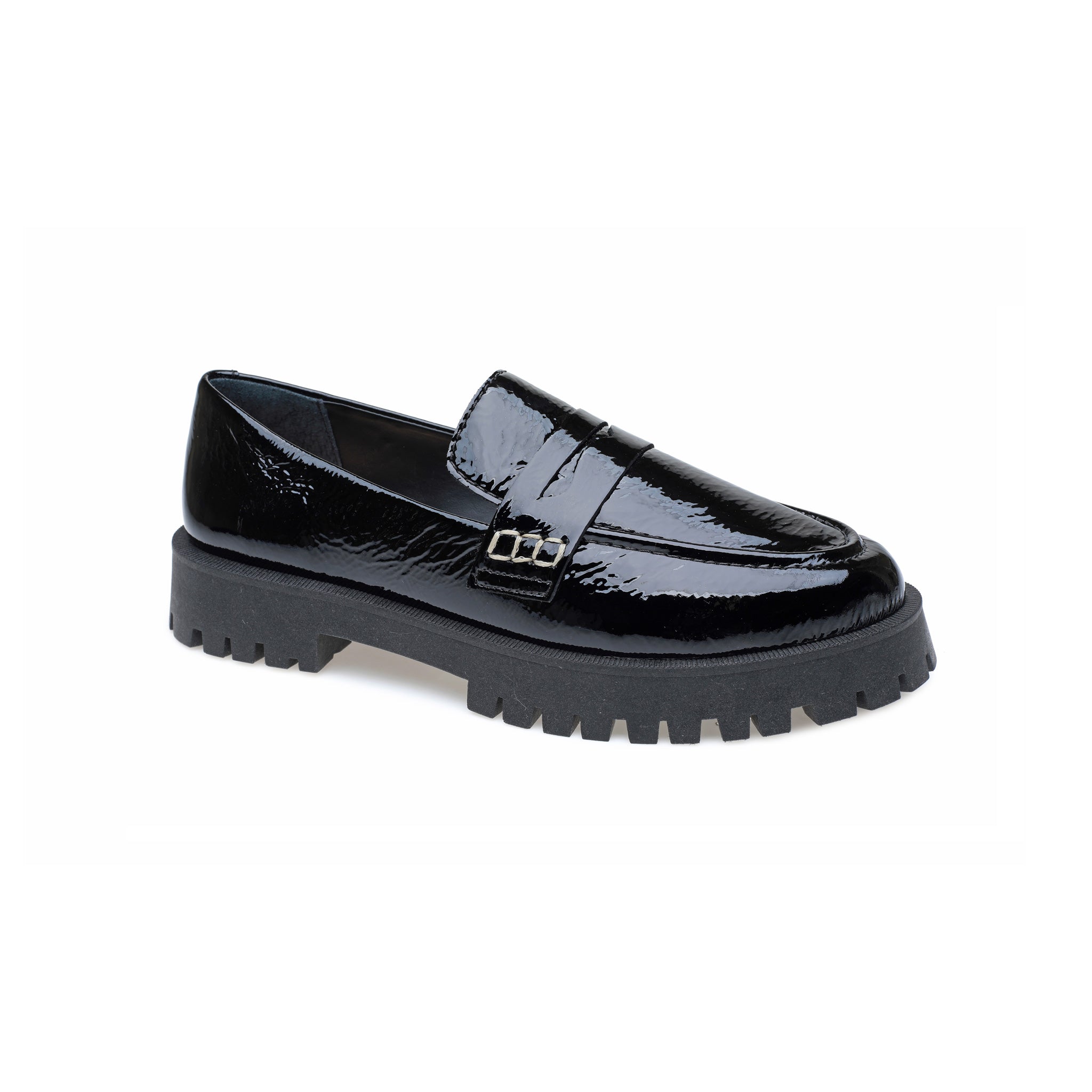 Black Block Sole Loafer