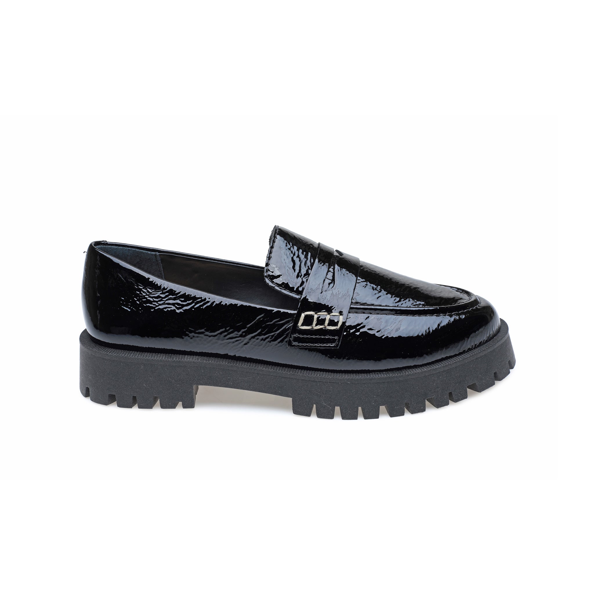 Black Block Sole Loafer