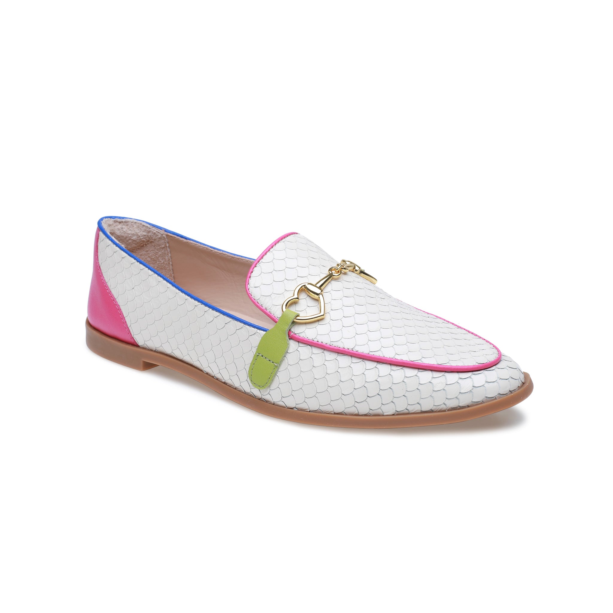 Preppy Snakeskin Loafers