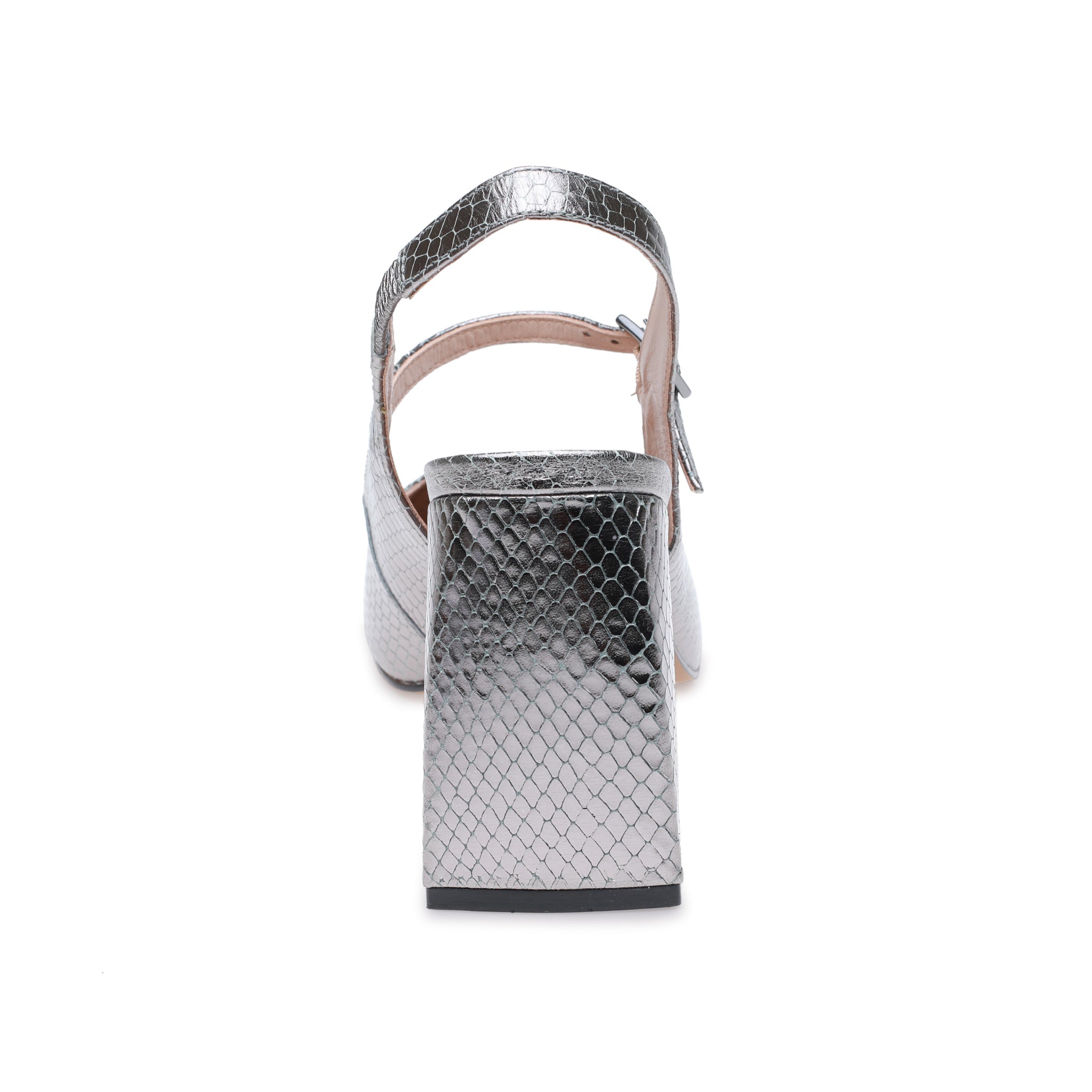 Metallic Print Sling Back