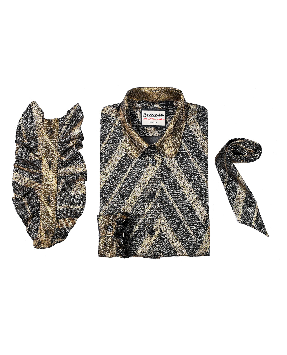 Gold and Black Stripes