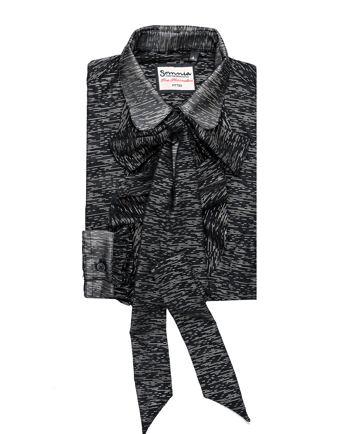 Sheer Black with Gold Slivers