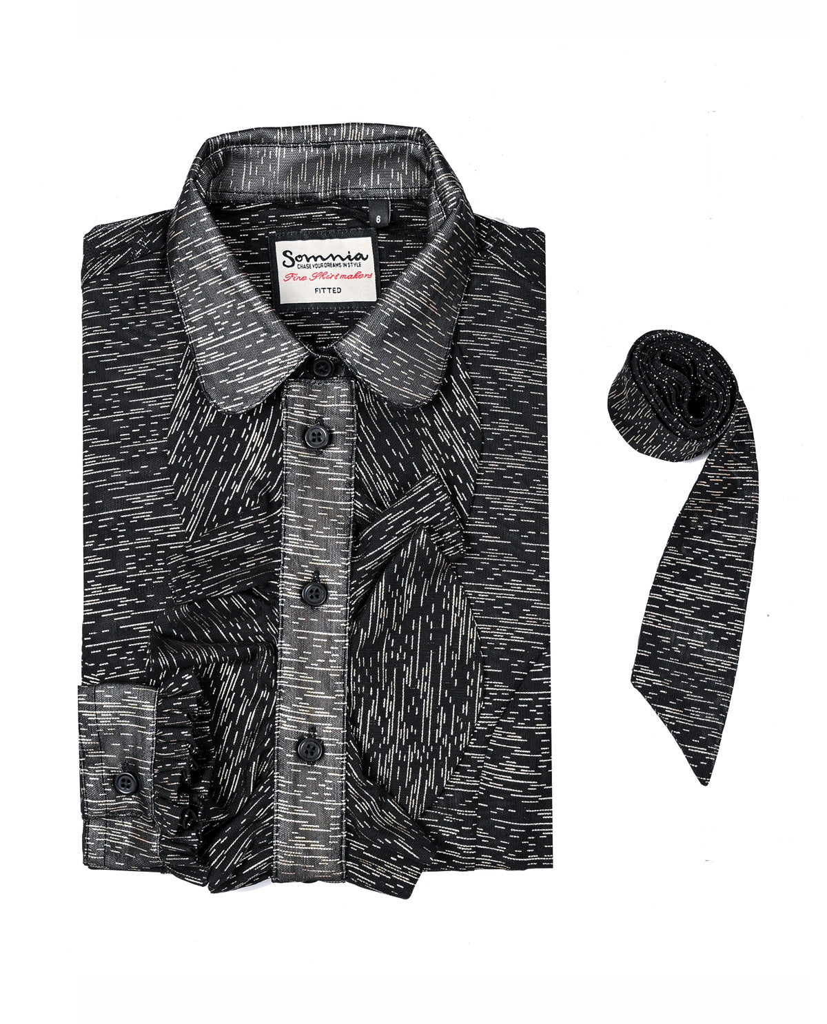 Sheer Black with Gold Slivers