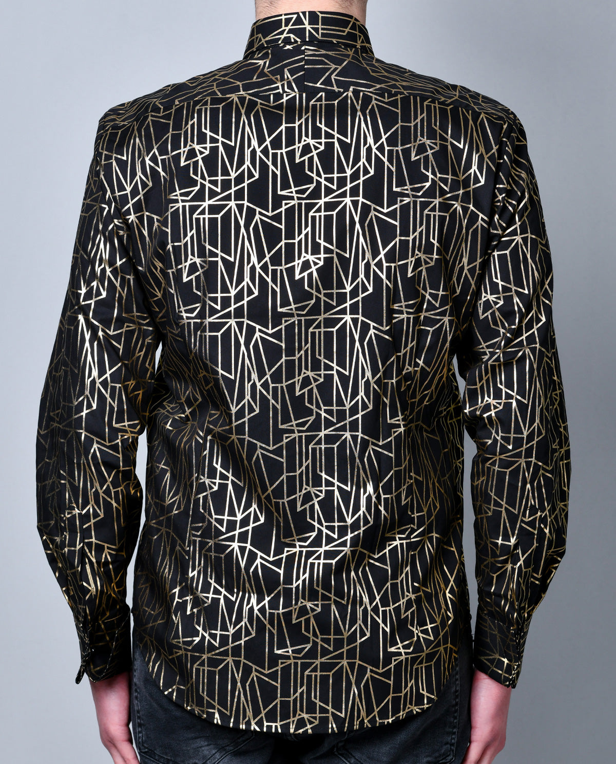 Black and Gold Geometric