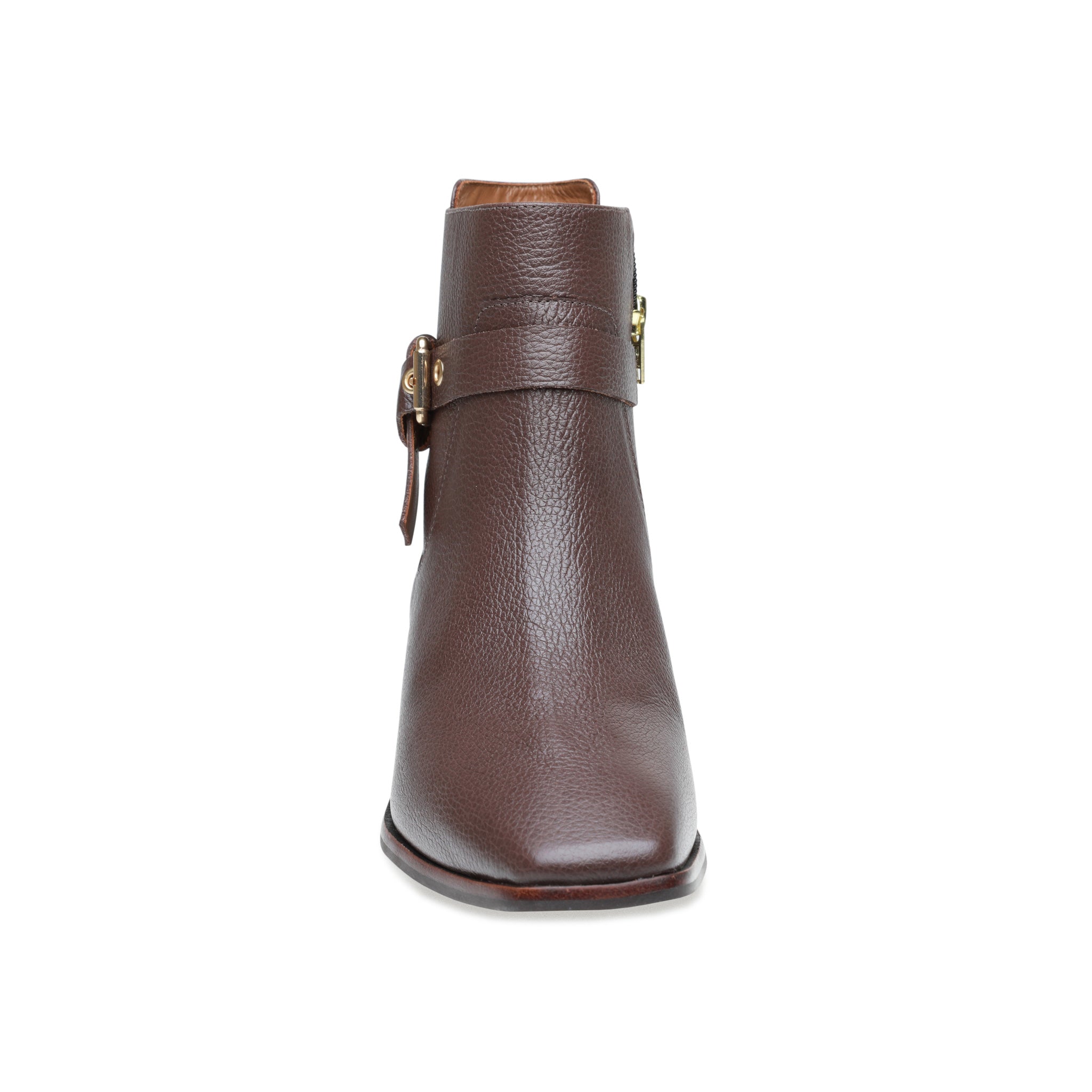 Abigail Buckle Boot - Brown