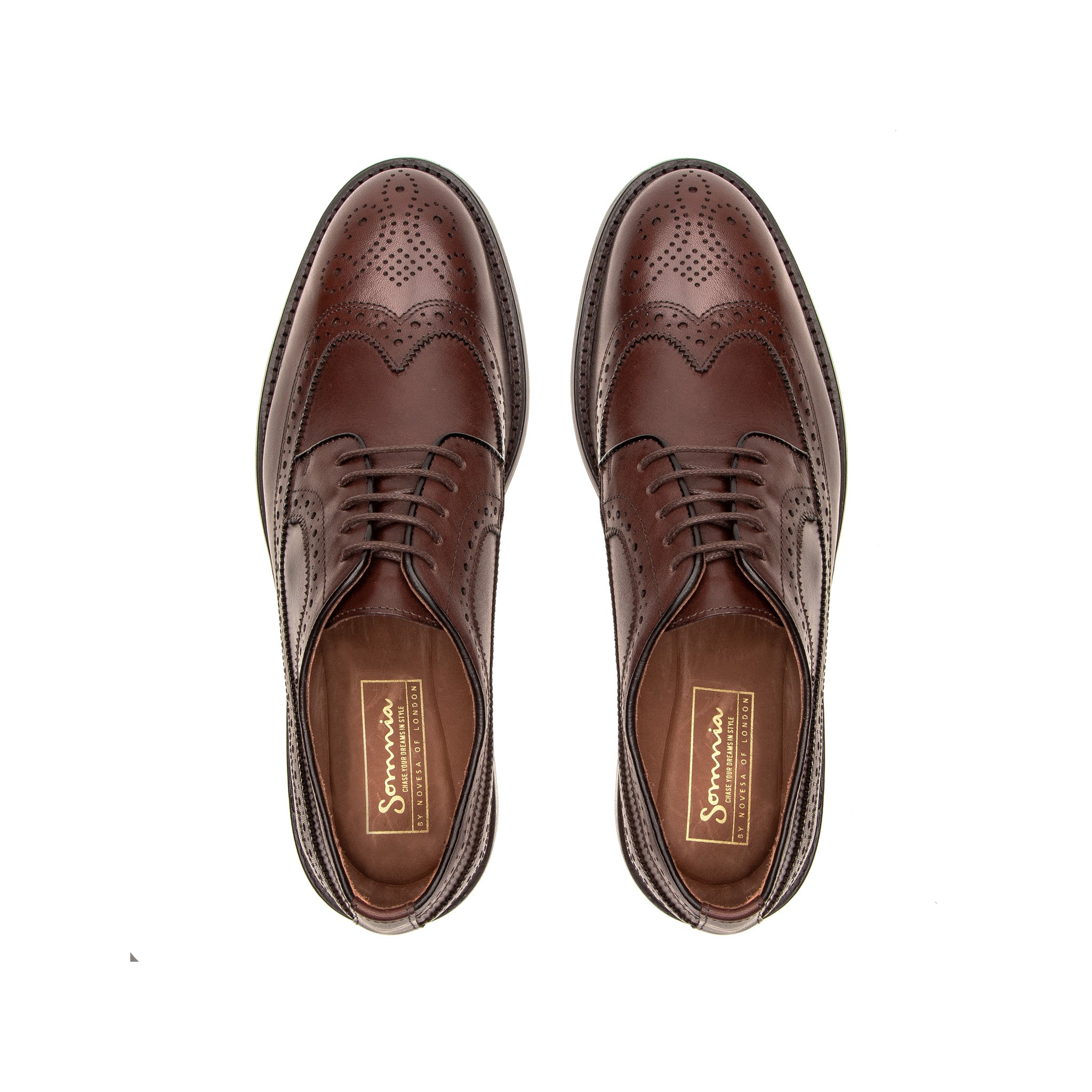 Lionel Wingtip Oxford - Brown