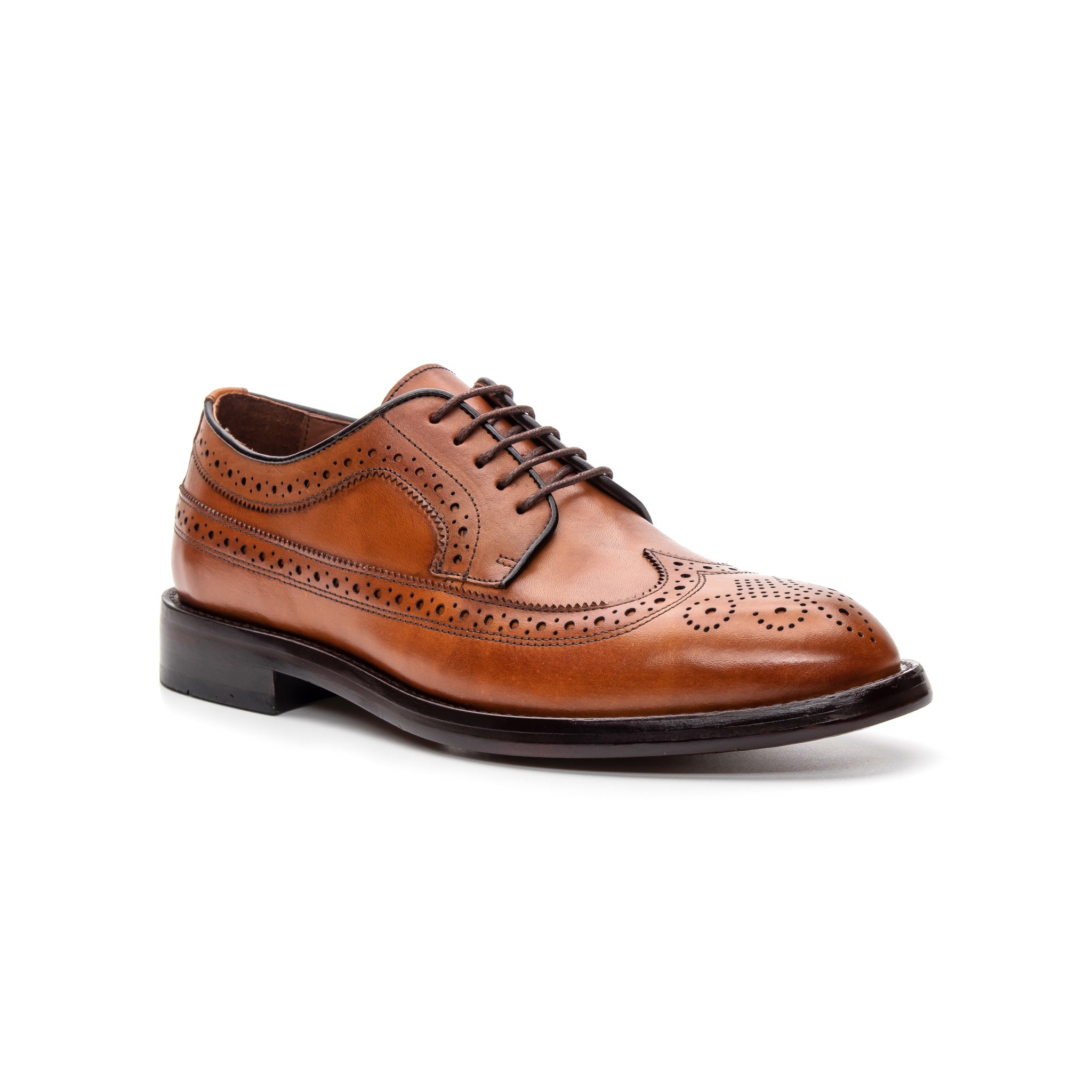 Lionel Wingtip Oxford - Whiskey