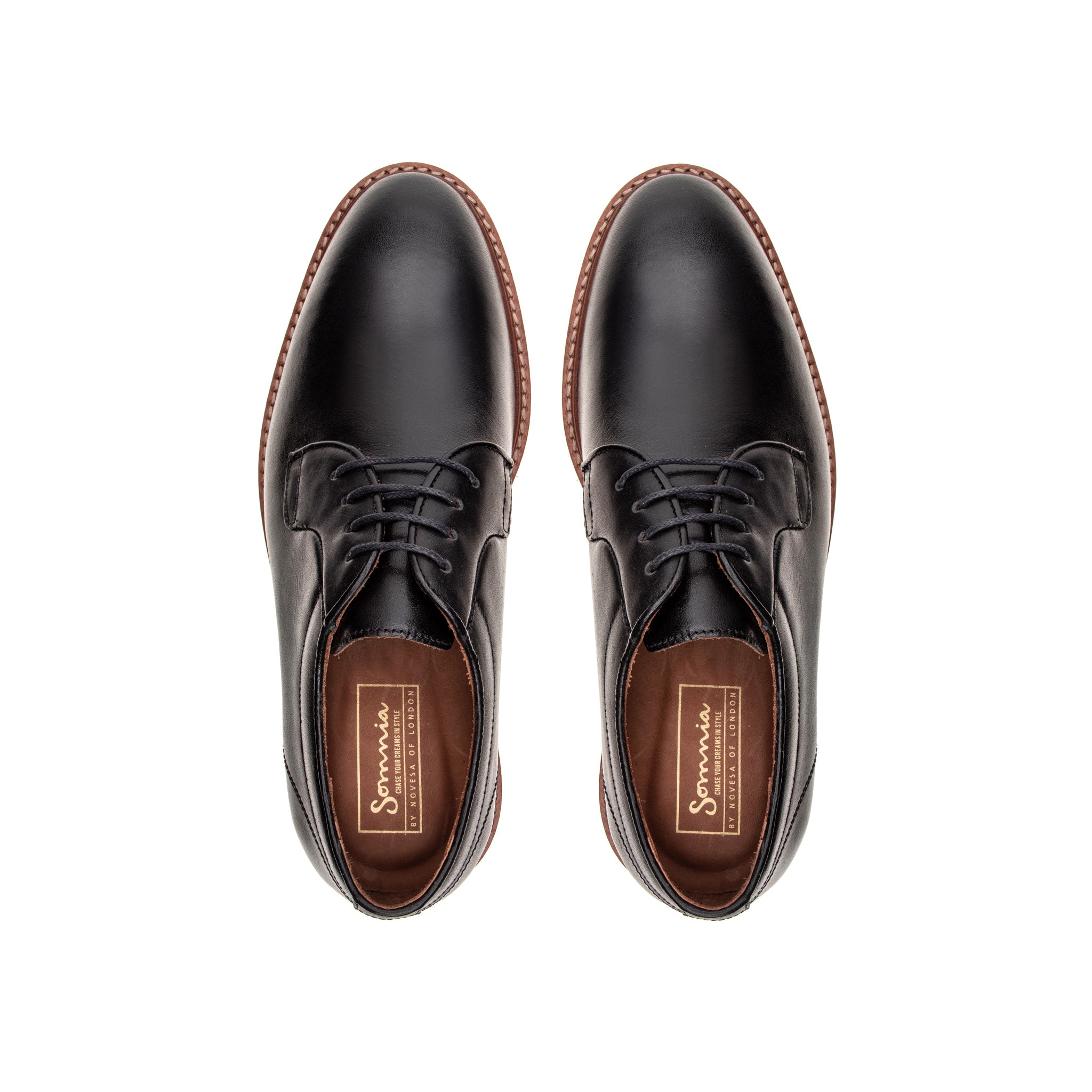 Arthur Casual Lace Up - Black