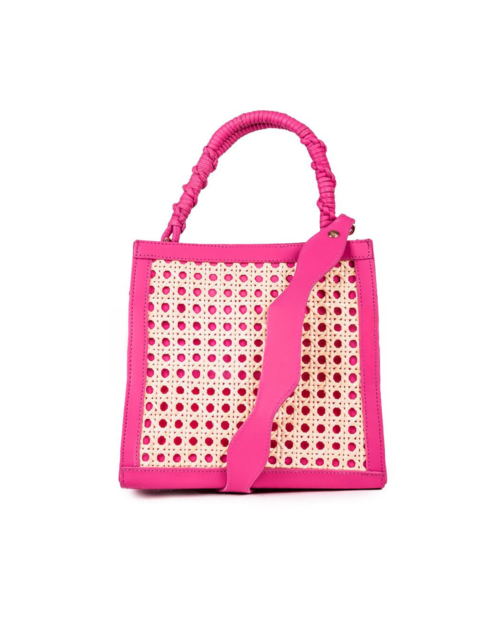 Magenta Woven Bag