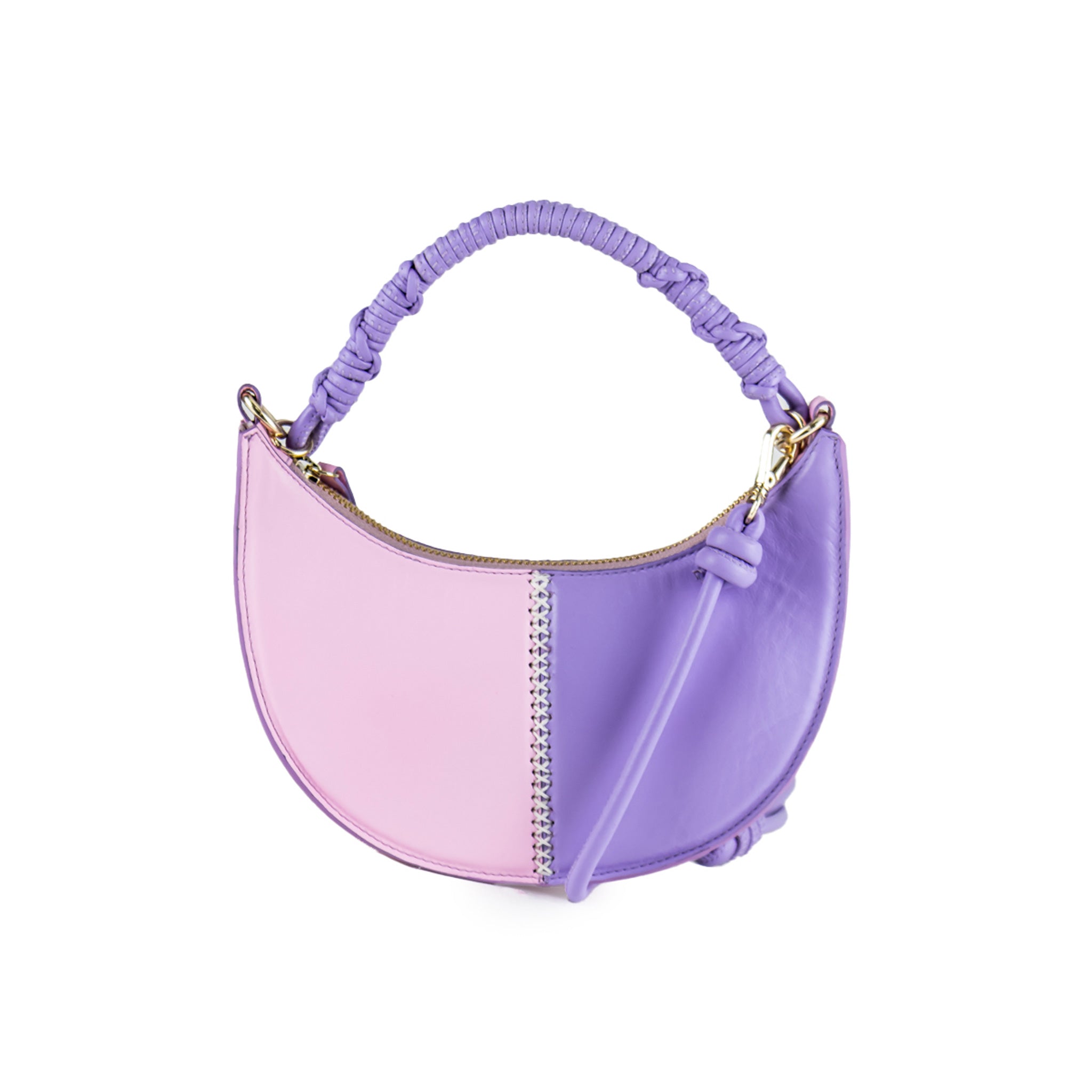 Crescent Moon Bag in Lilac