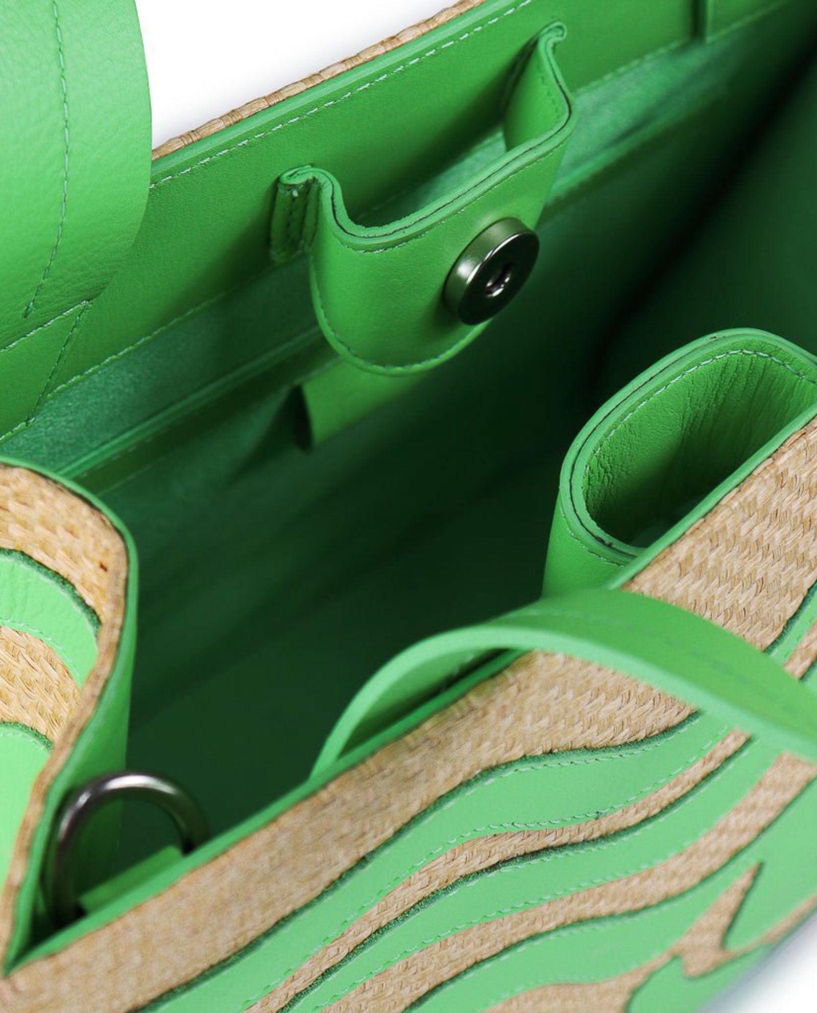 Wavy Lines Natural Bag