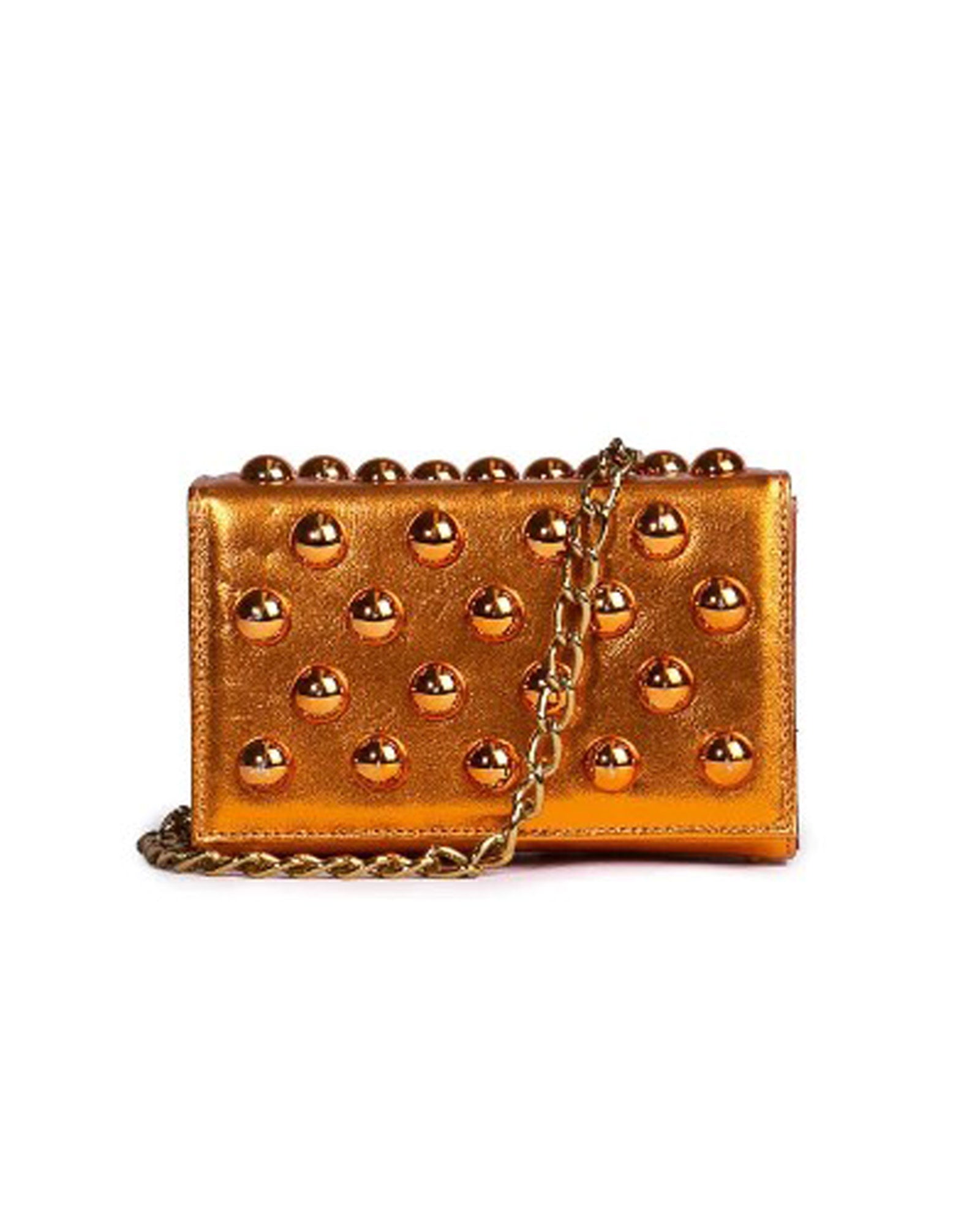 Saffron Metallic Orb