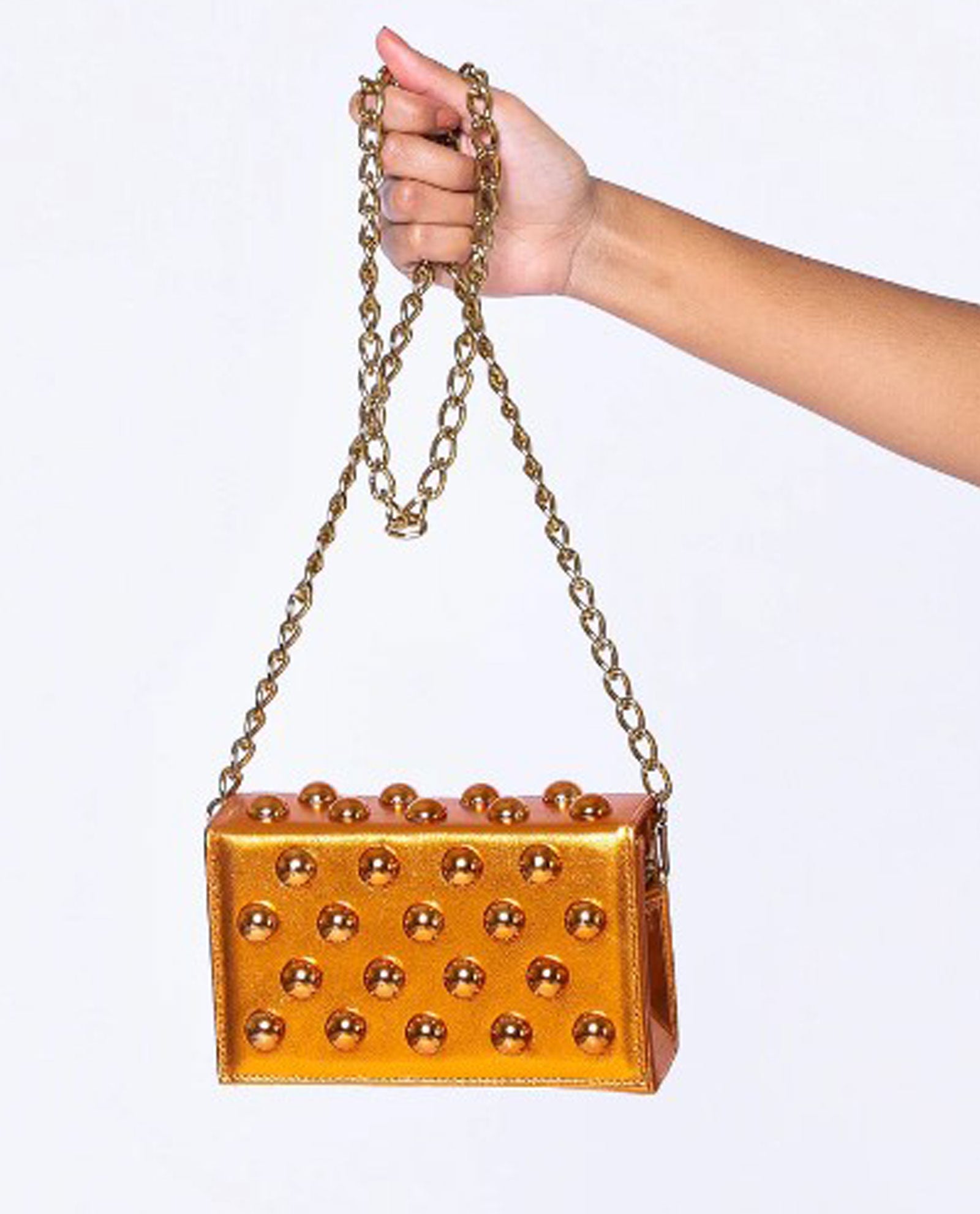 Saffron Metallic Orb