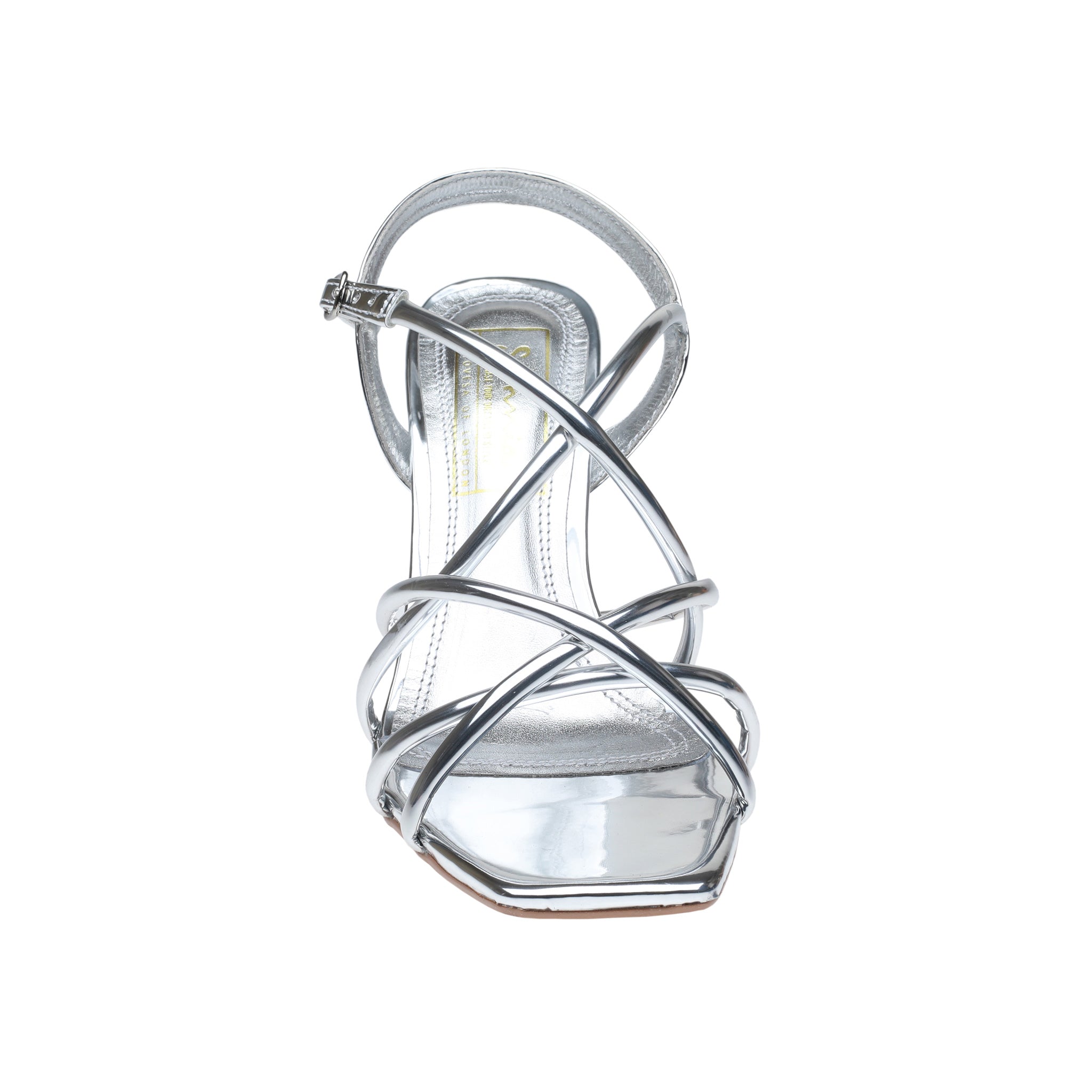 Chrome Stiletto Sandal