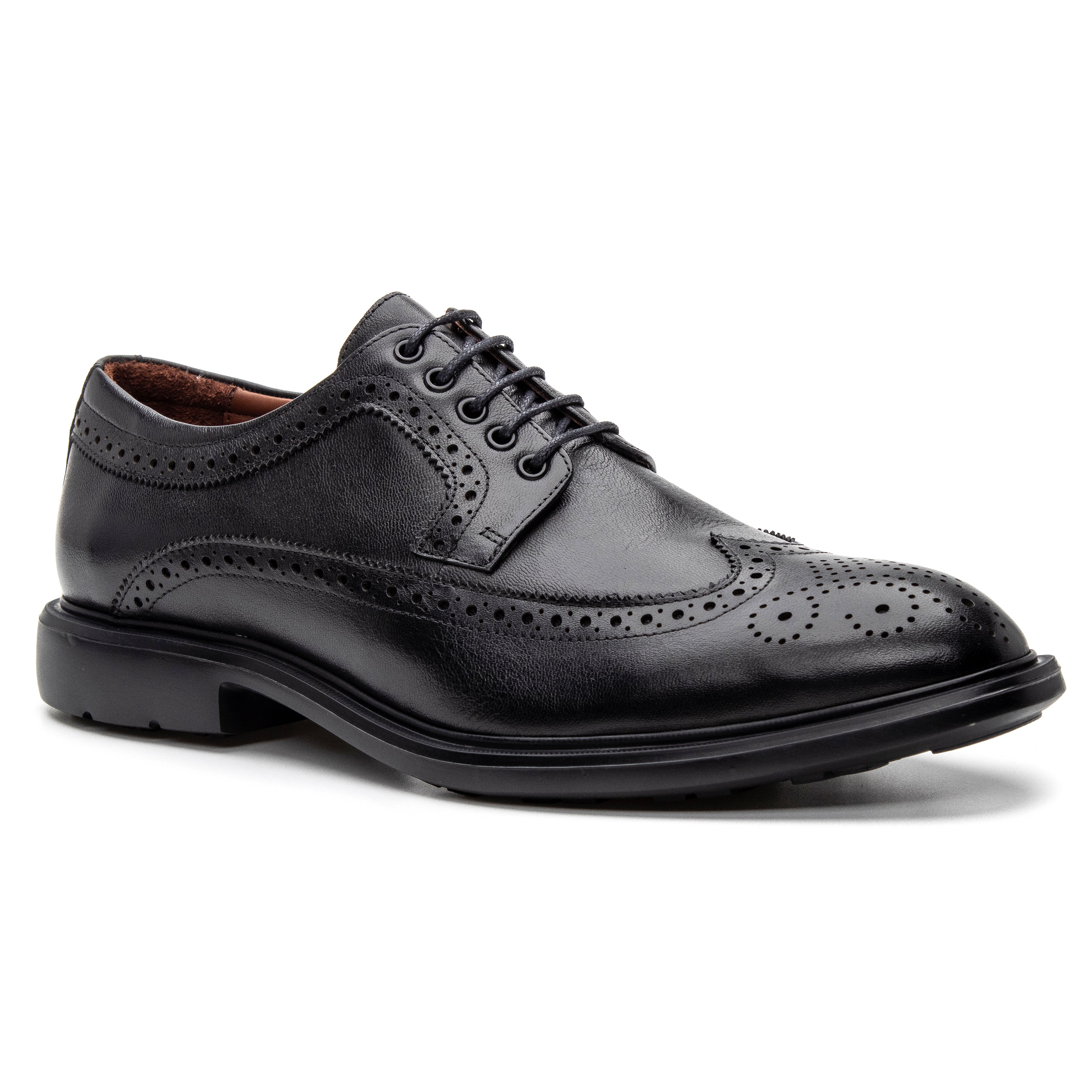 Marcus Wingtip Oxfords - Black