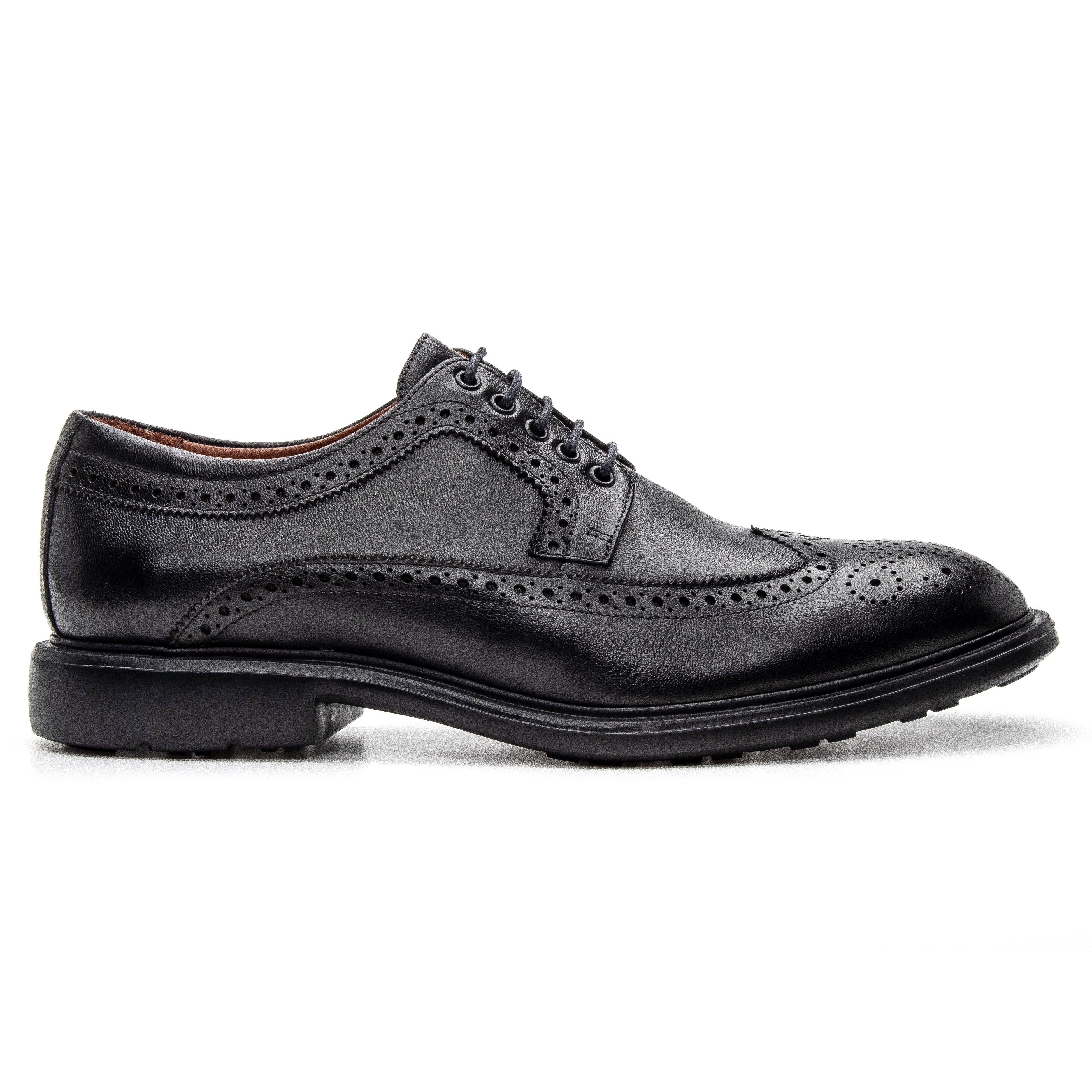 Marcus Wingtip Oxfords - Black