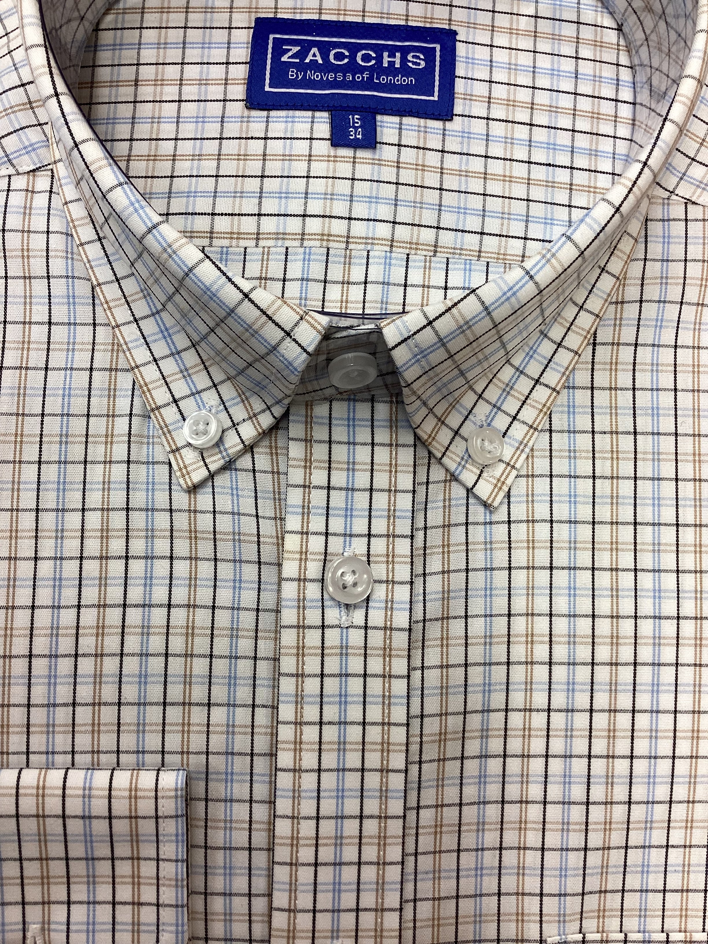 Plaid Windowpane Shirt