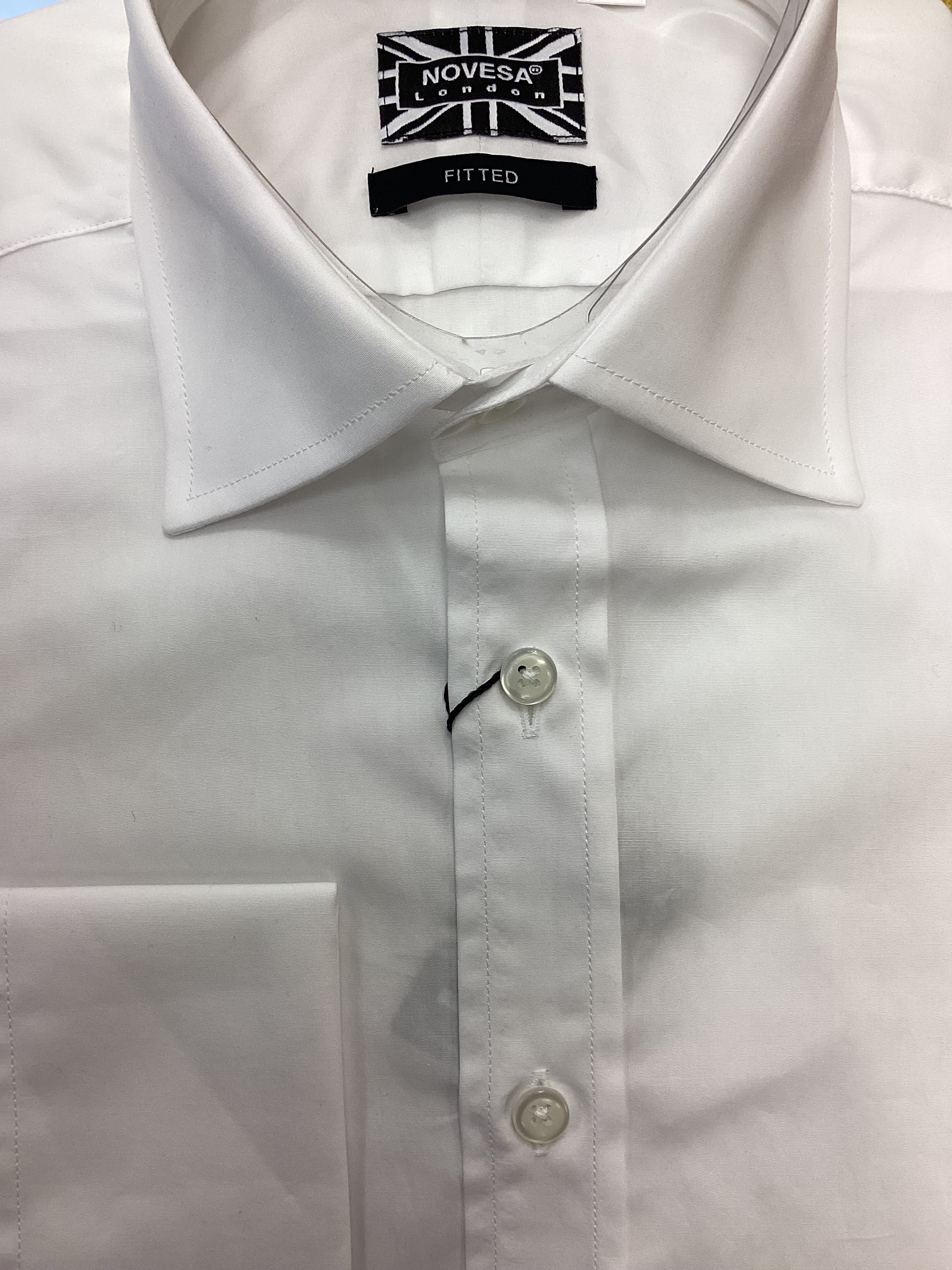 White Poplin (Wide Collar)
