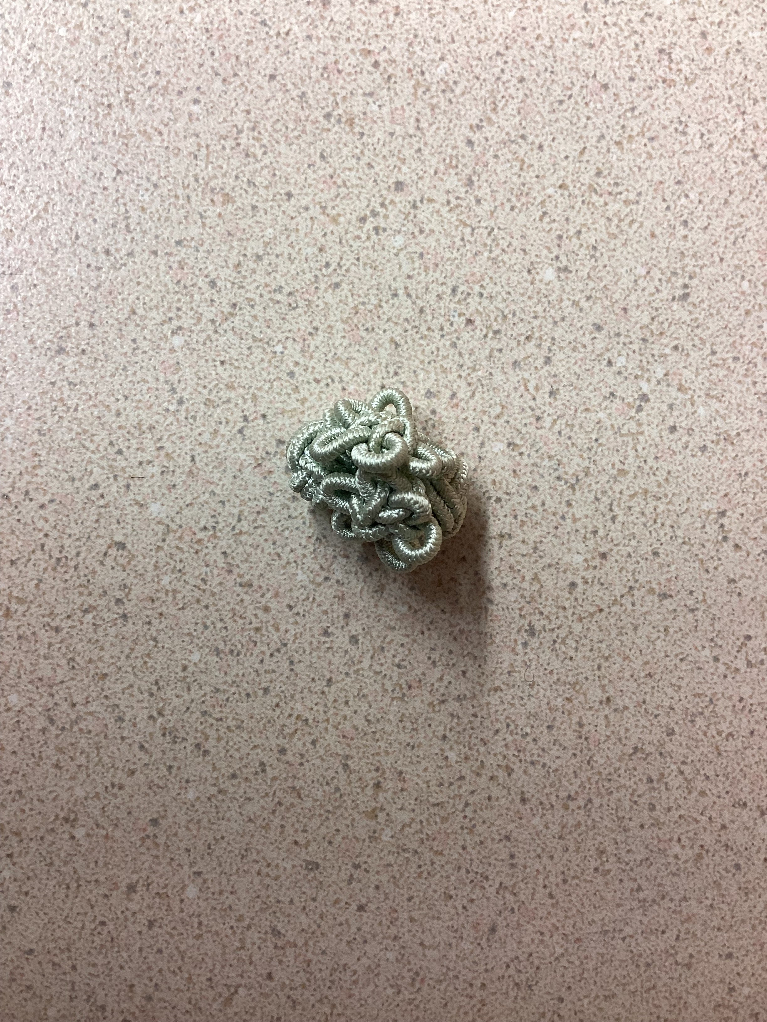 Pale Green Star Silk Knots