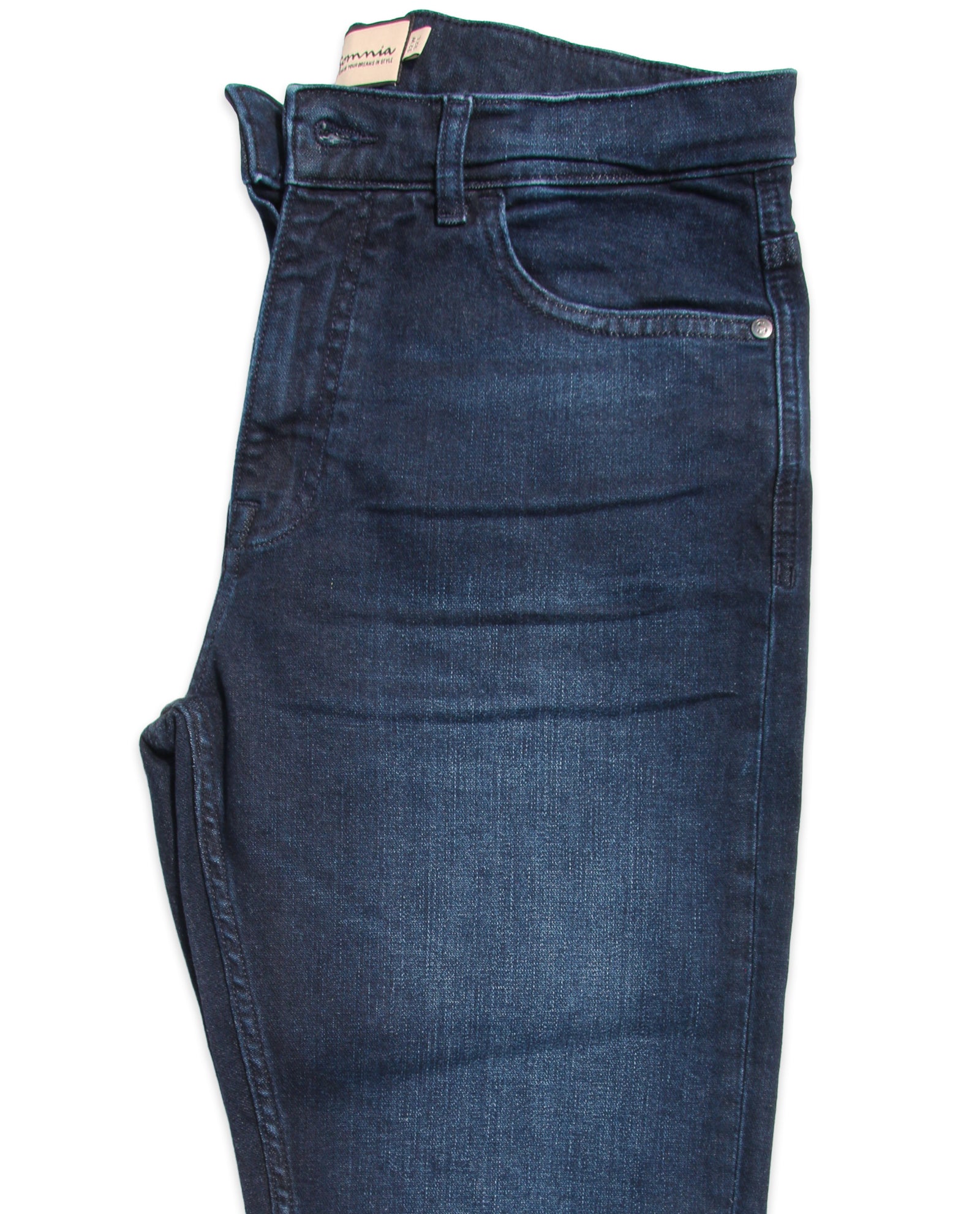 Somnia Men's Blue-Black Deep Indigo Stretch Jeans