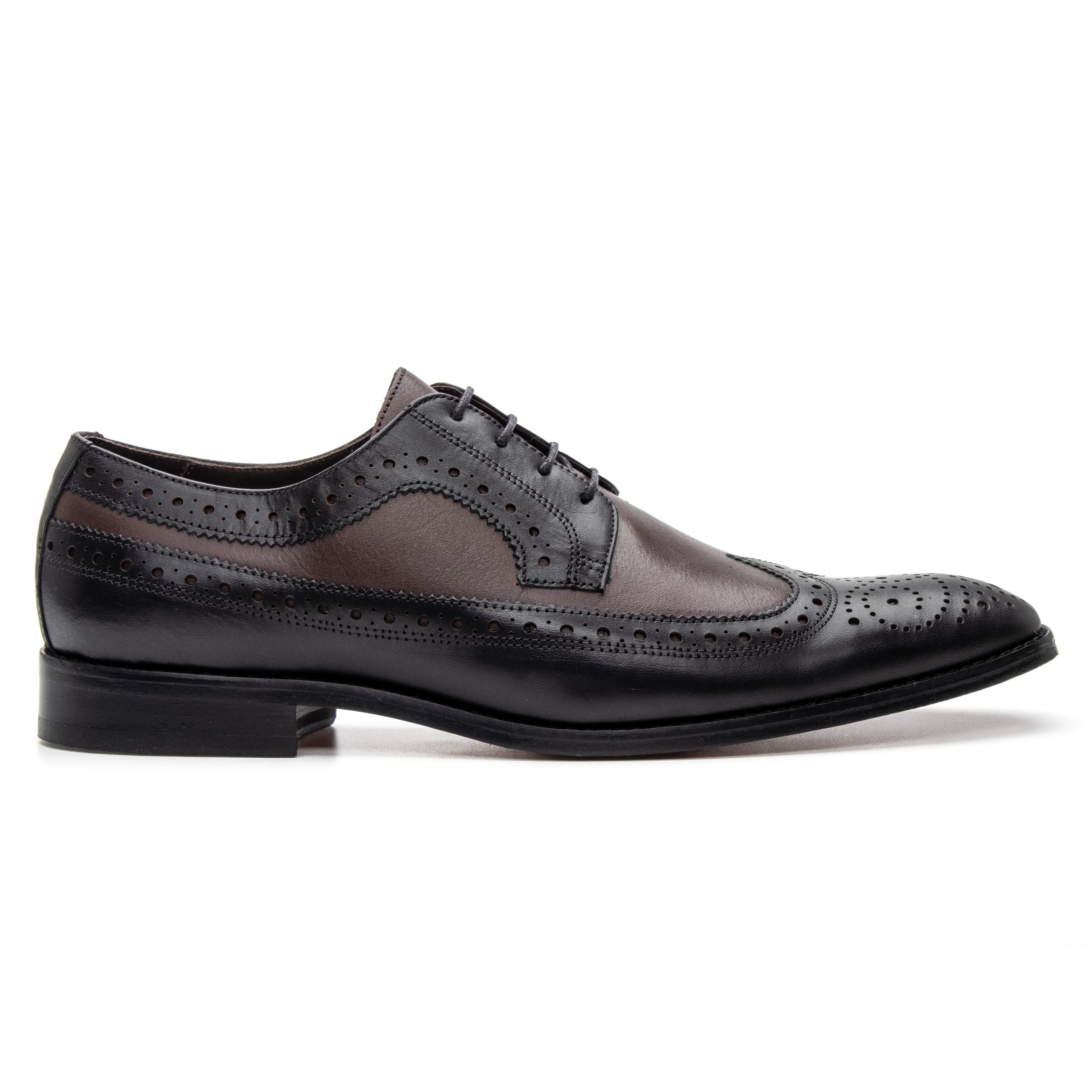 Barnaby Dress Oxford - Black/Brown