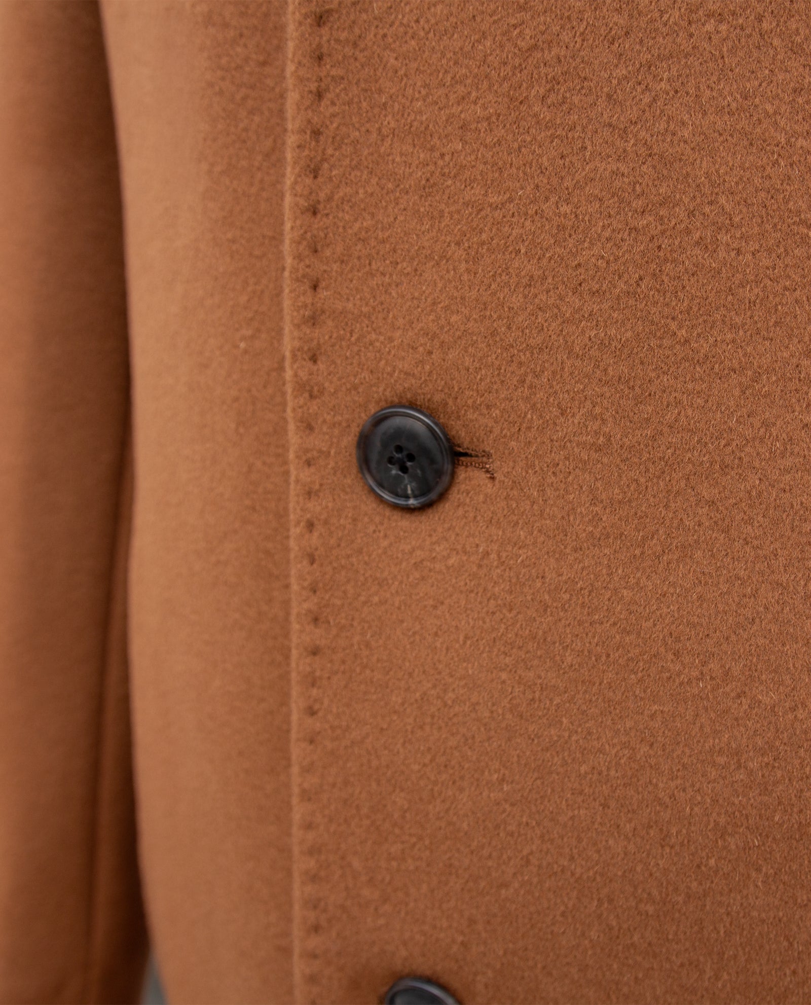 Men’s Camel Wool Overcoat
