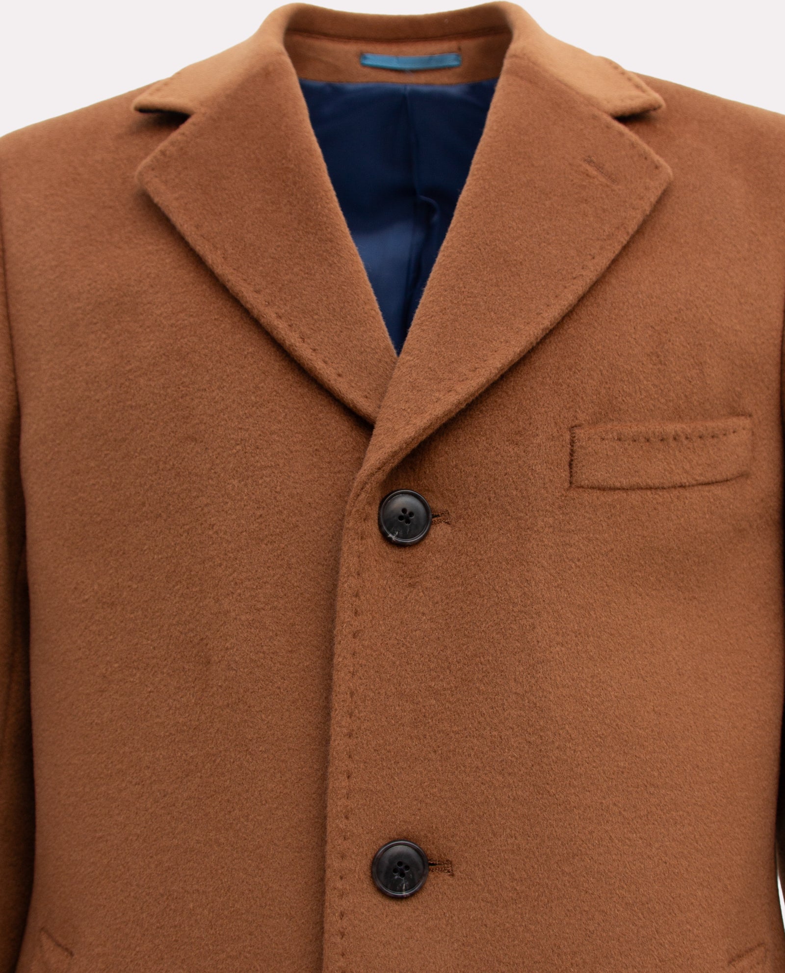 Men’s Camel Wool Overcoat