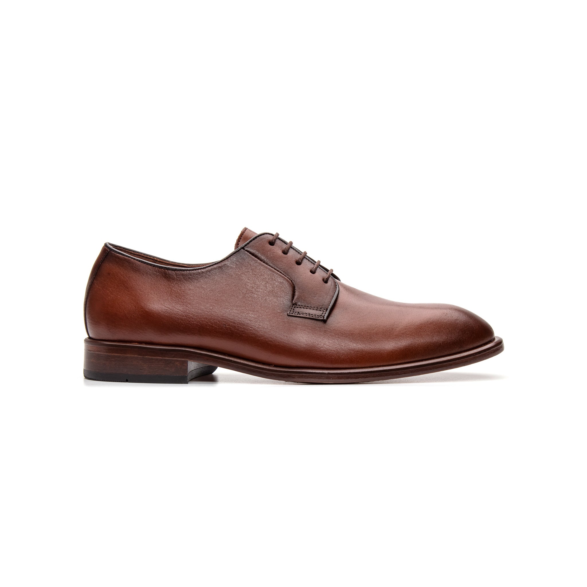 Leonard Plain Toe Derby - Brown