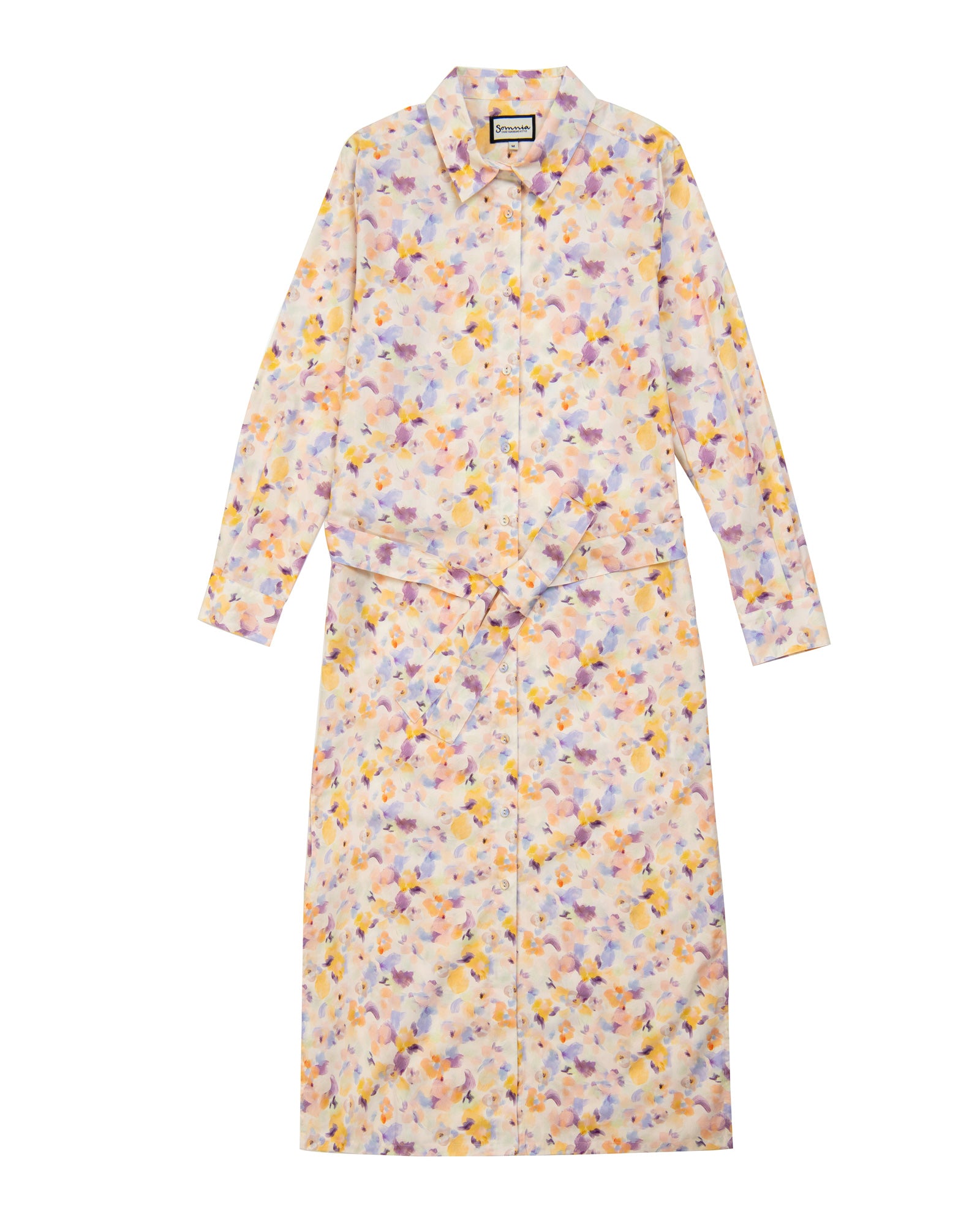 Pastel Floral Long Dress