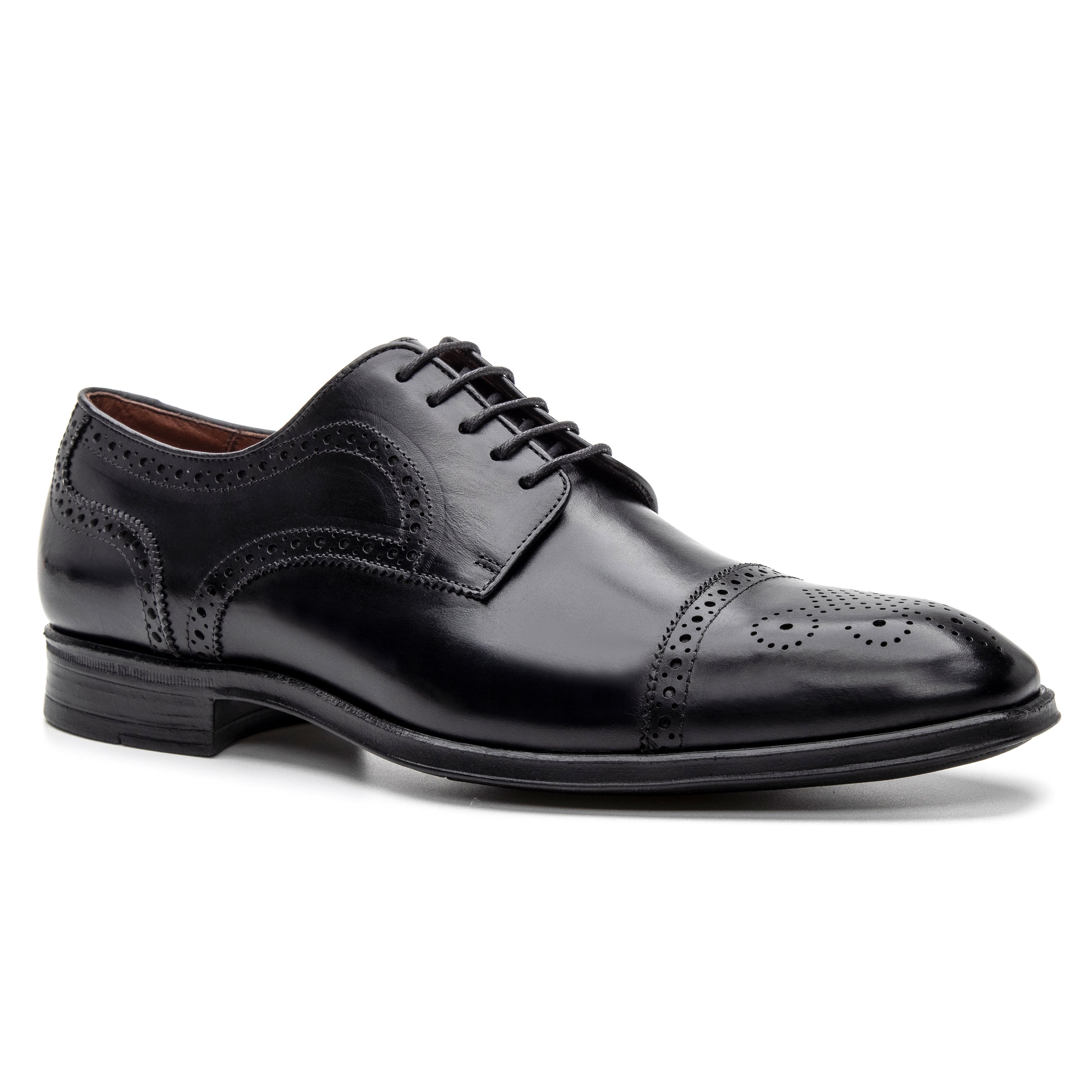 Richard Cap Toe Oxford - Black