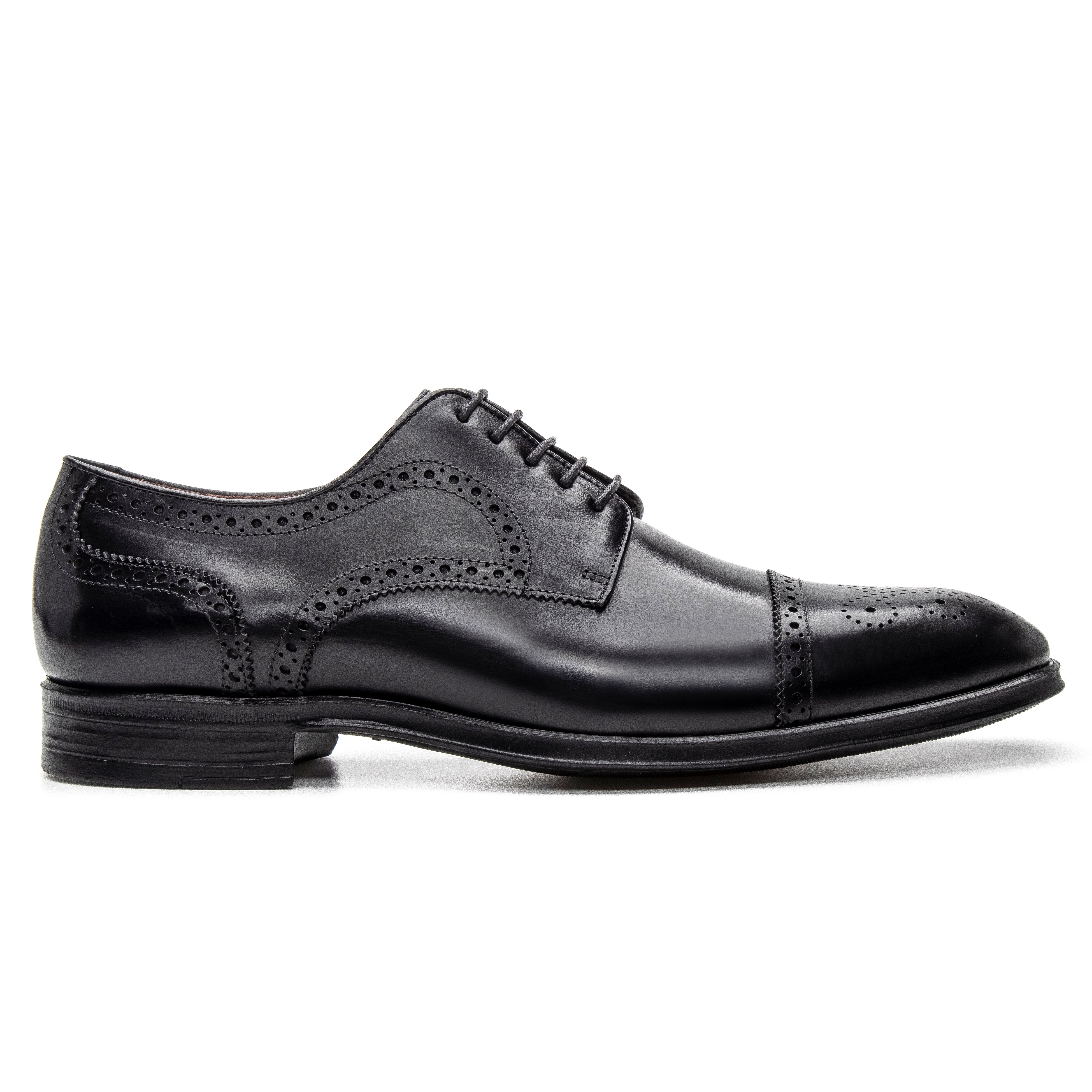 Richard Cap Toe Oxford - Black