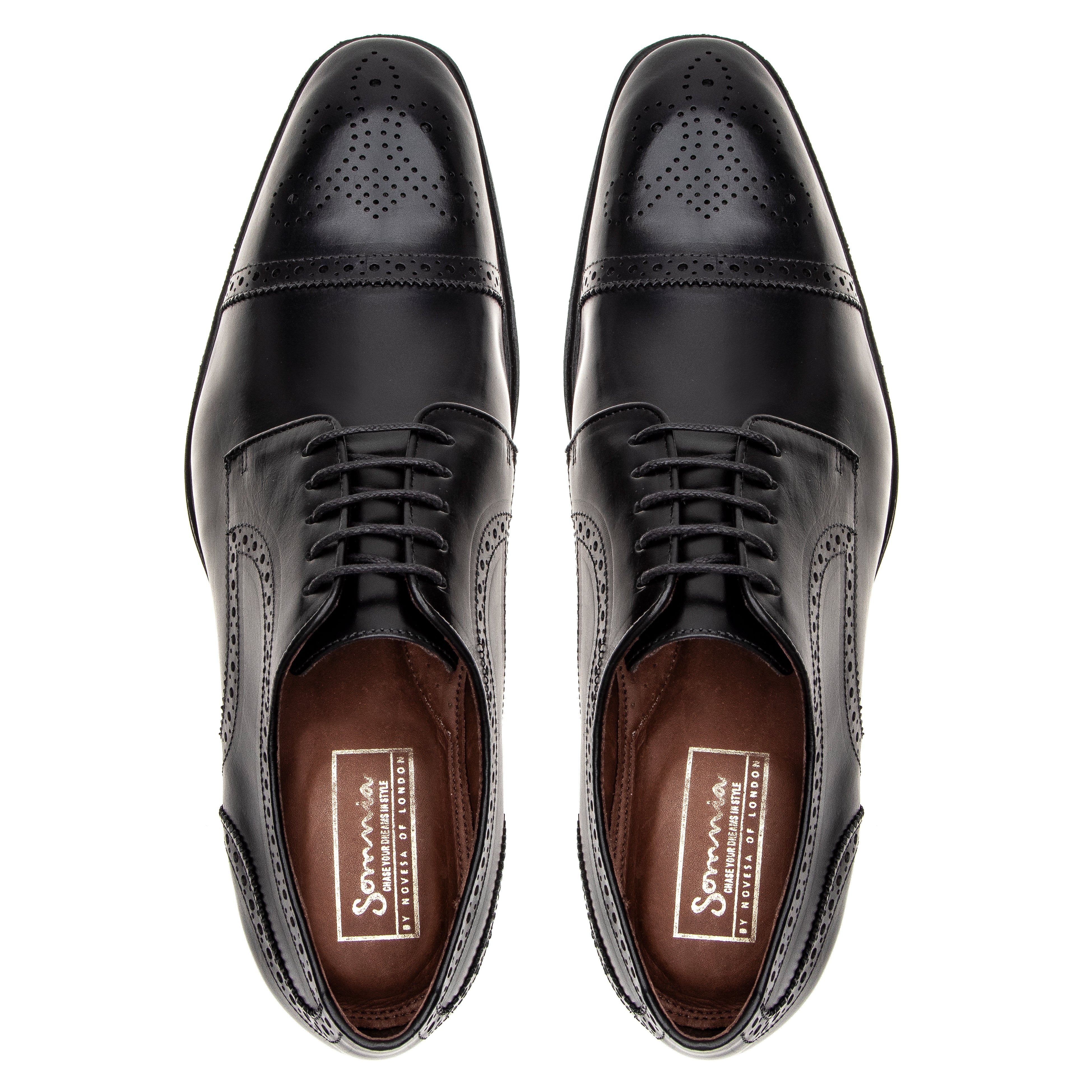 Richard Cap Toe Oxford - Black
