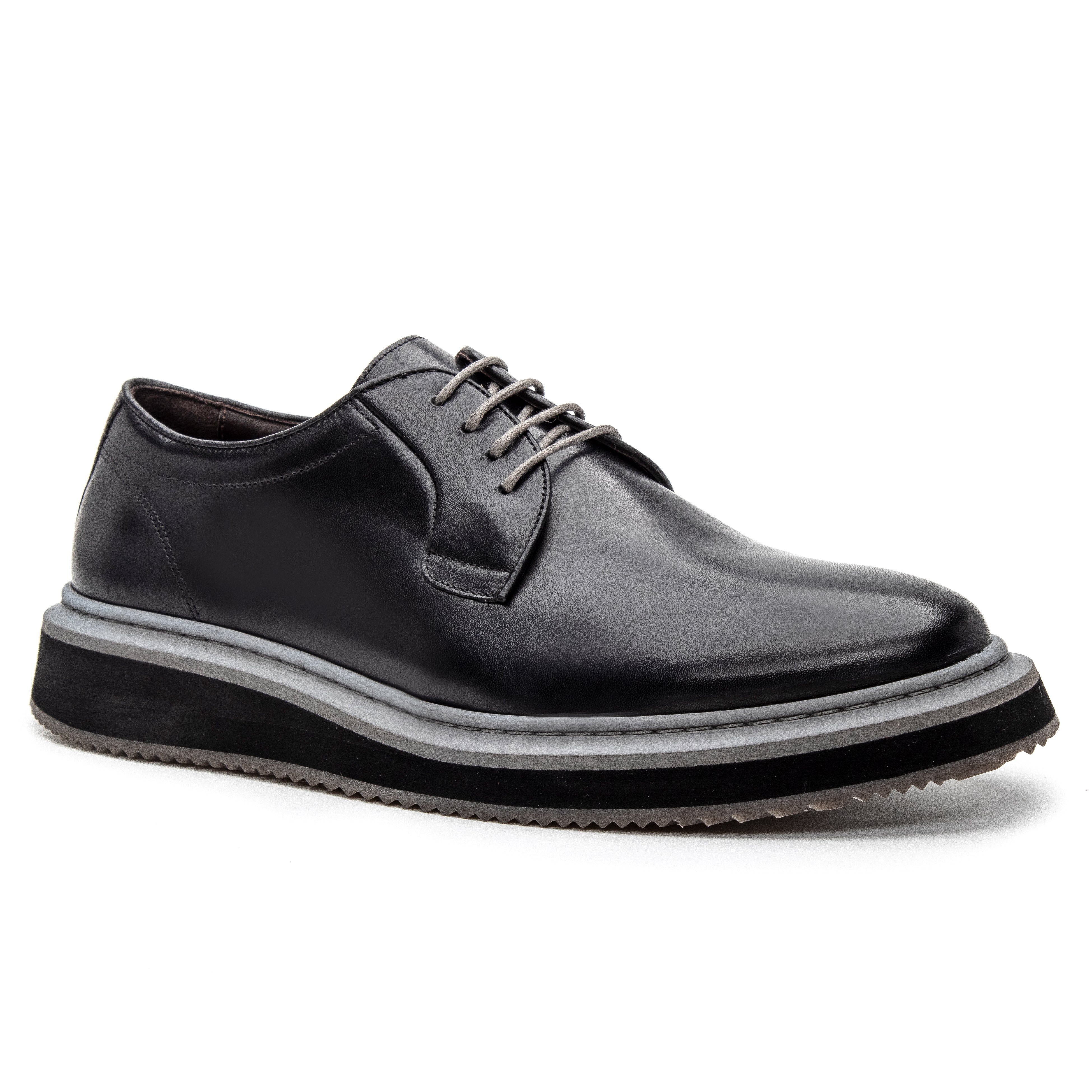 Archer Lace up Loafer - Black