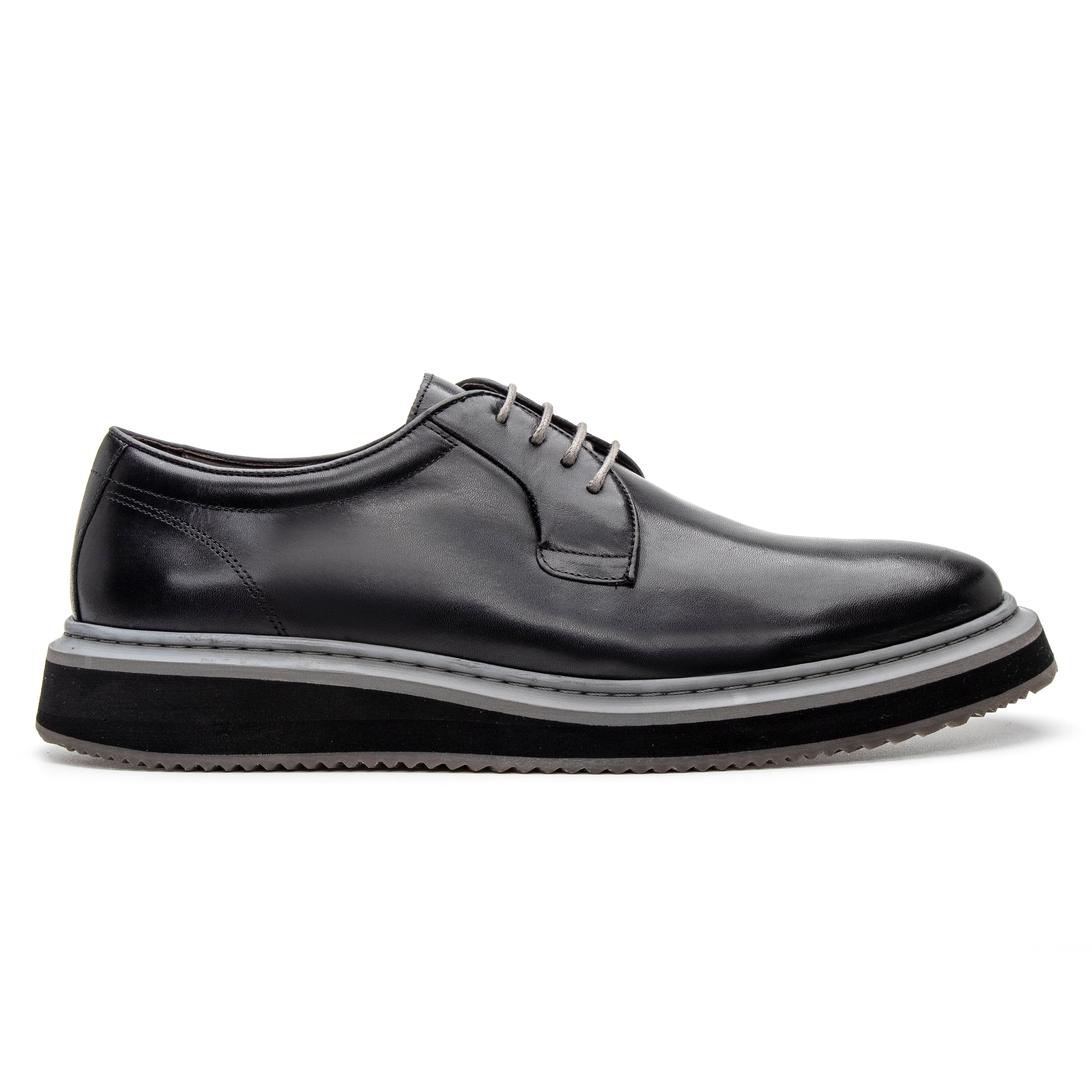 Archer Lace up Loafer - Black