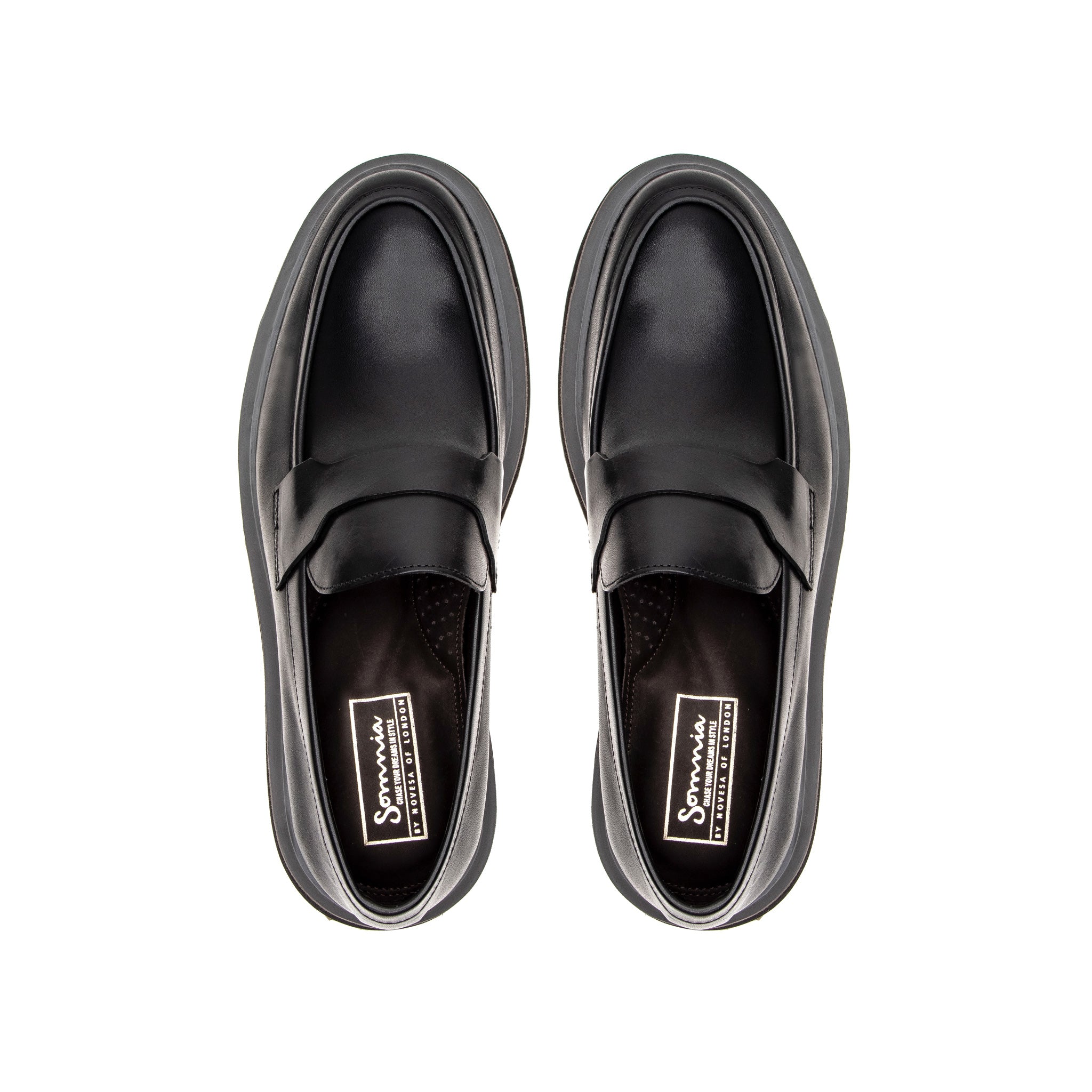 Stuart Raised Loafer - Black