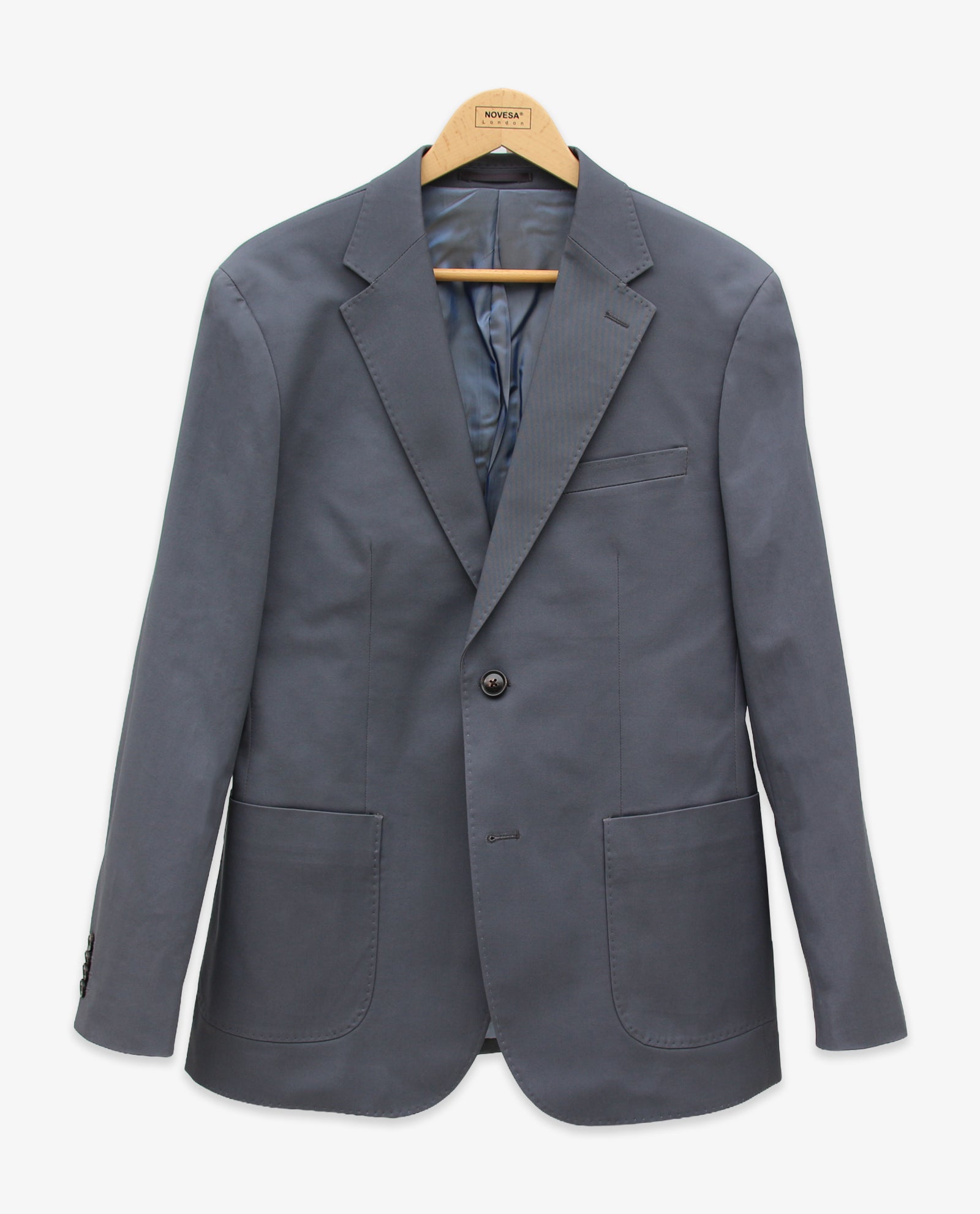 Modern Slate Blue-Grey Sport Coat