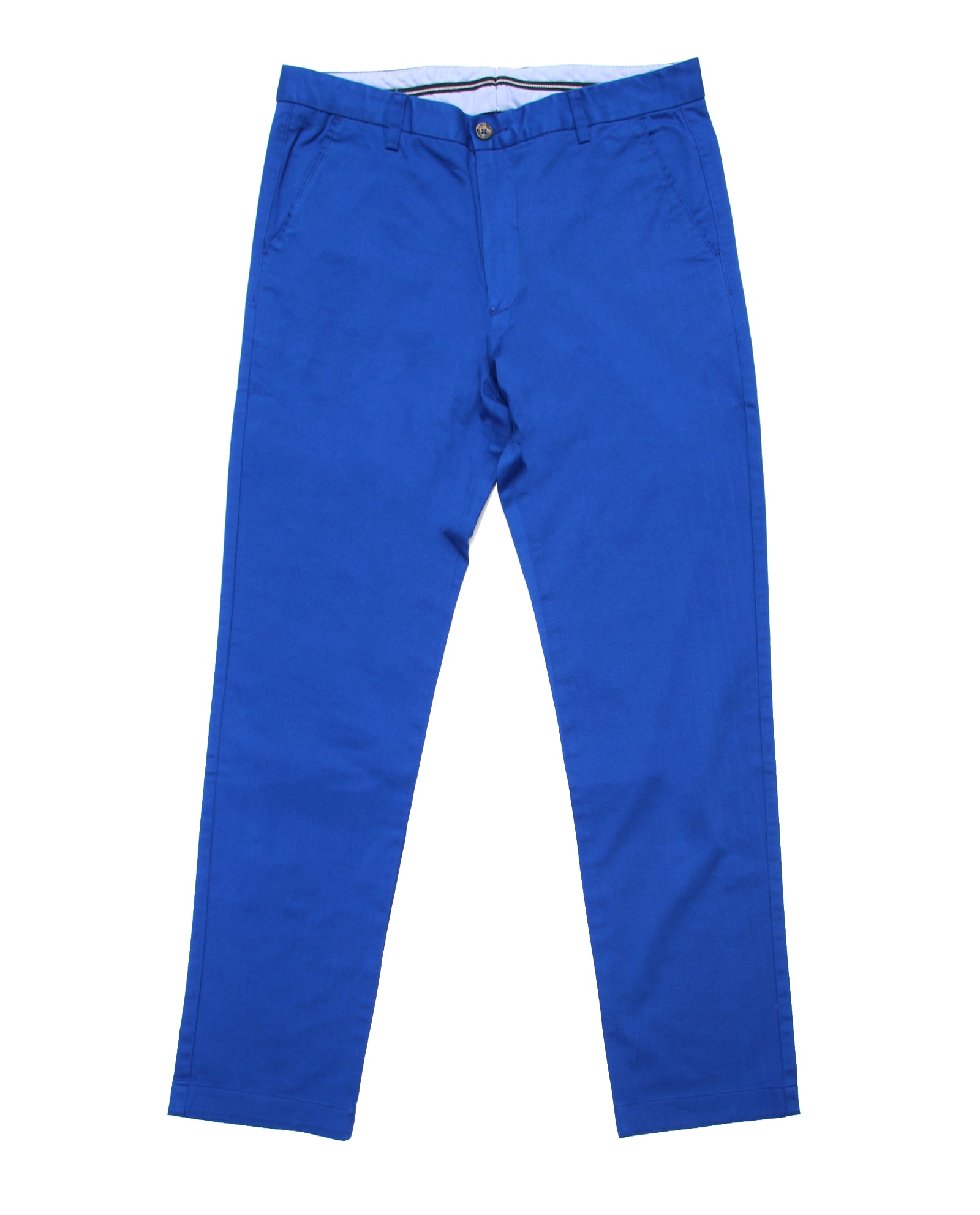 Bright Blue Tailored Chinos