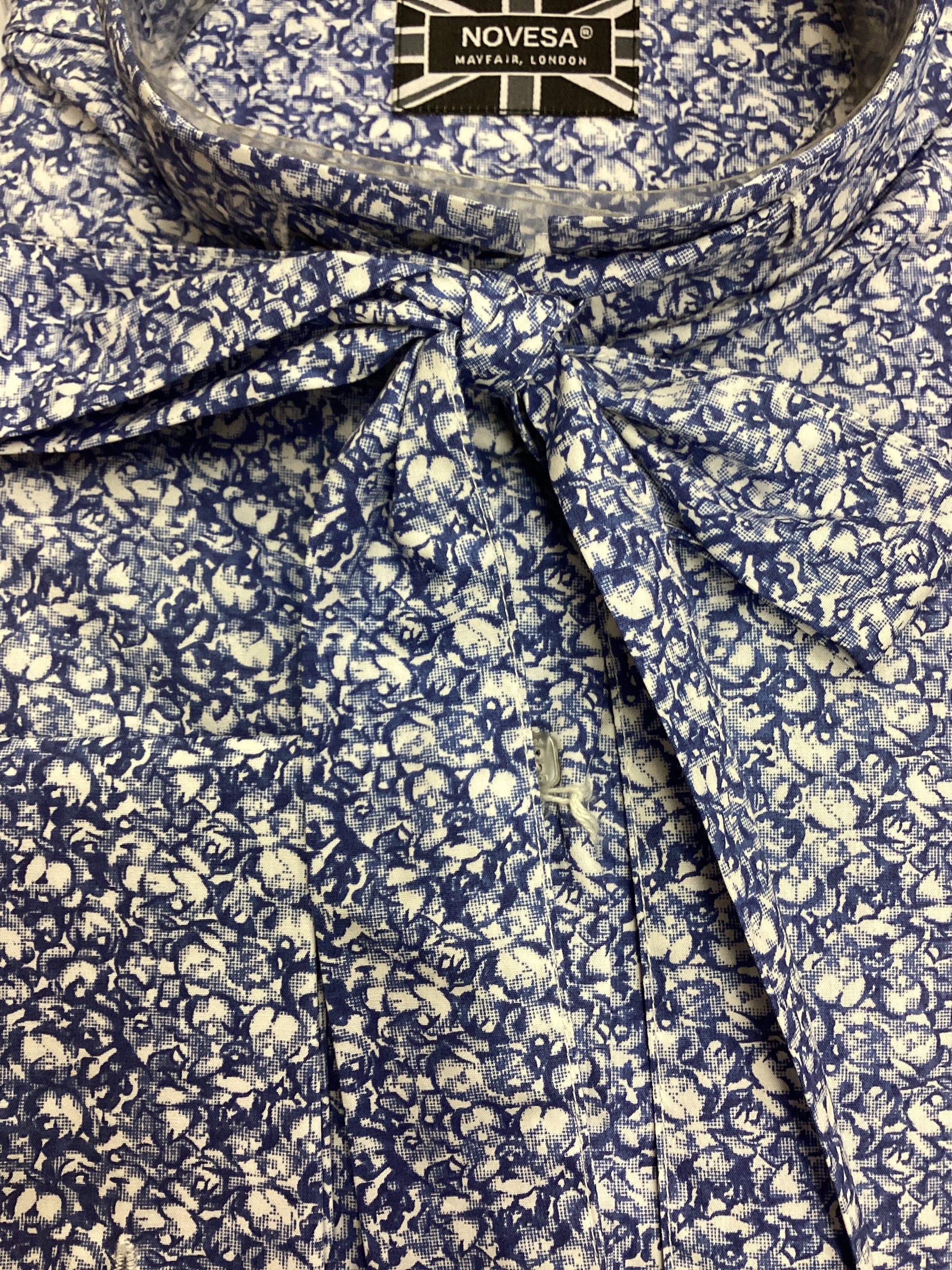 Blue Abstract Shirt (Women’s)