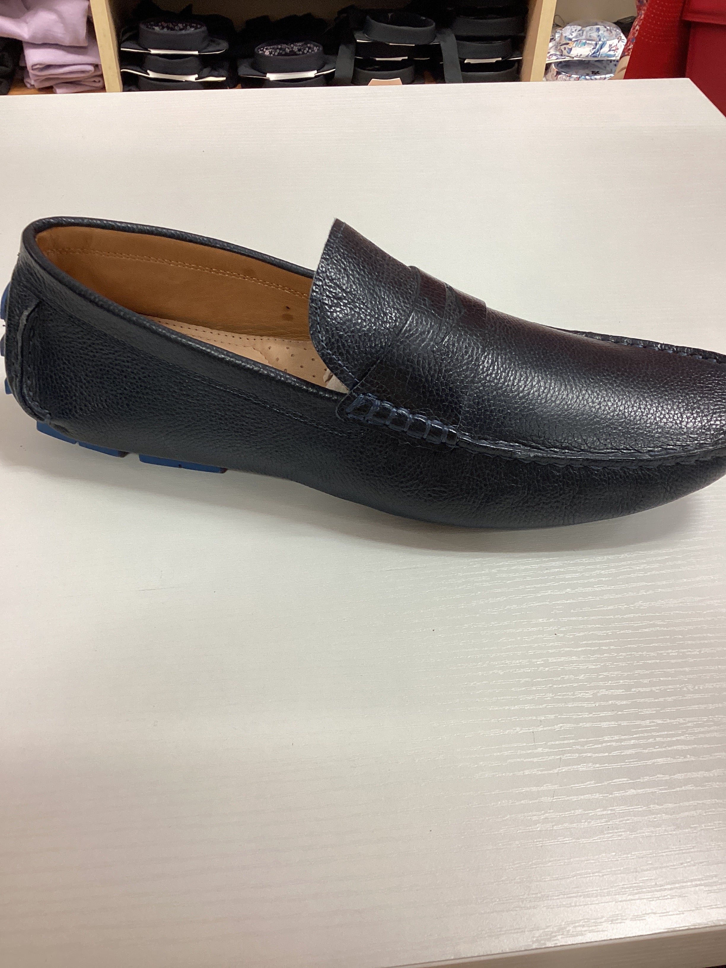 Charles Driver Shoe (Black/Navy)