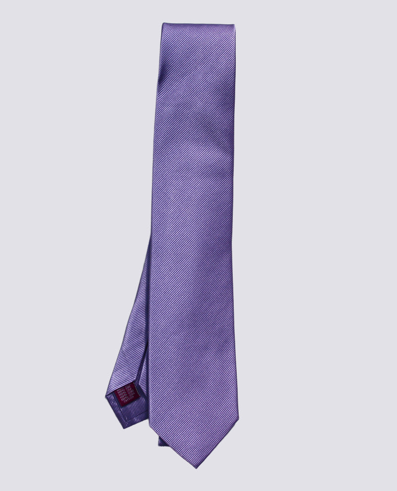 Lavender Silk Herringbone Tie