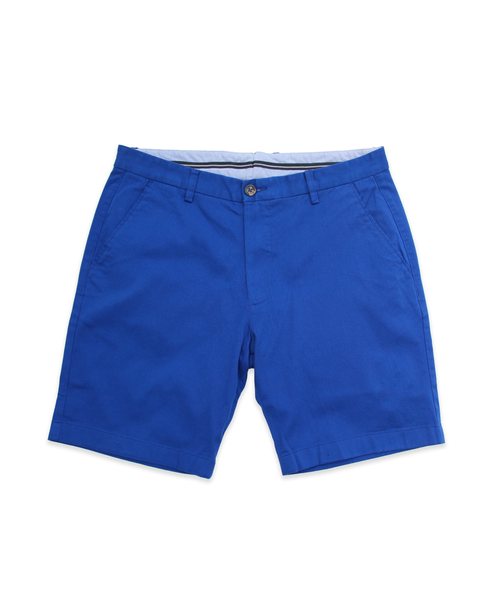 Bright Blue Tailored Chino Shorts