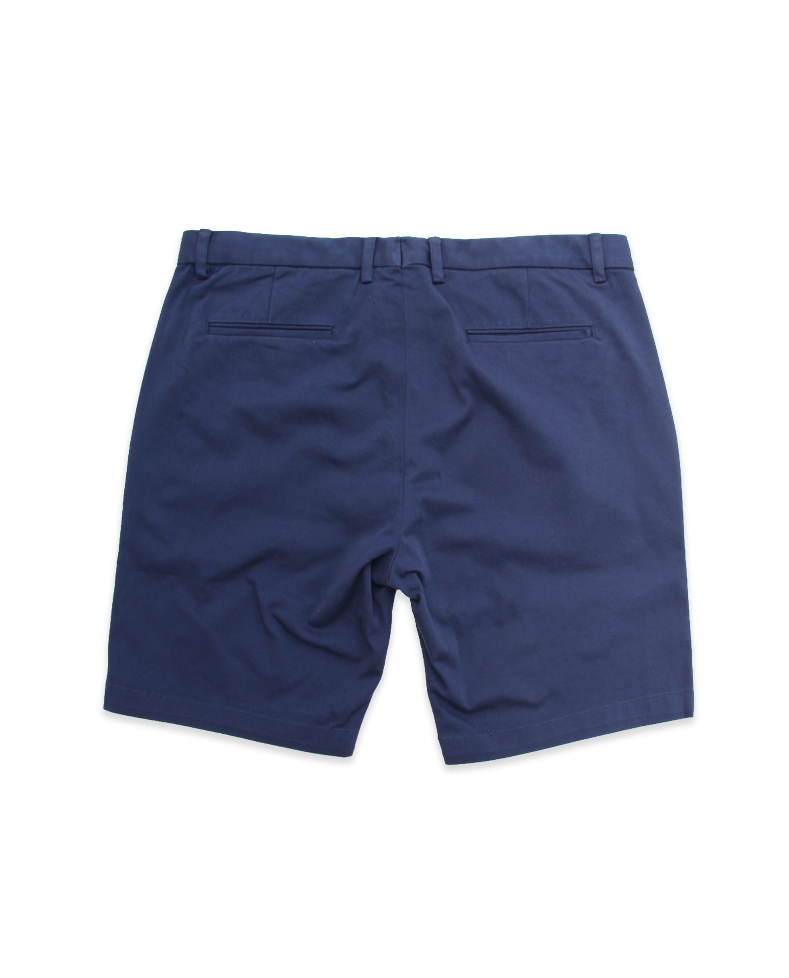 Classic Navy Tailored Chino Shorts