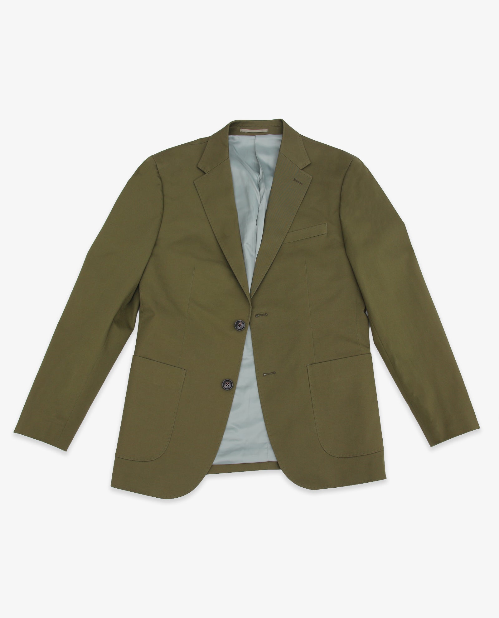 Contemporary Olive Green Sport Coat