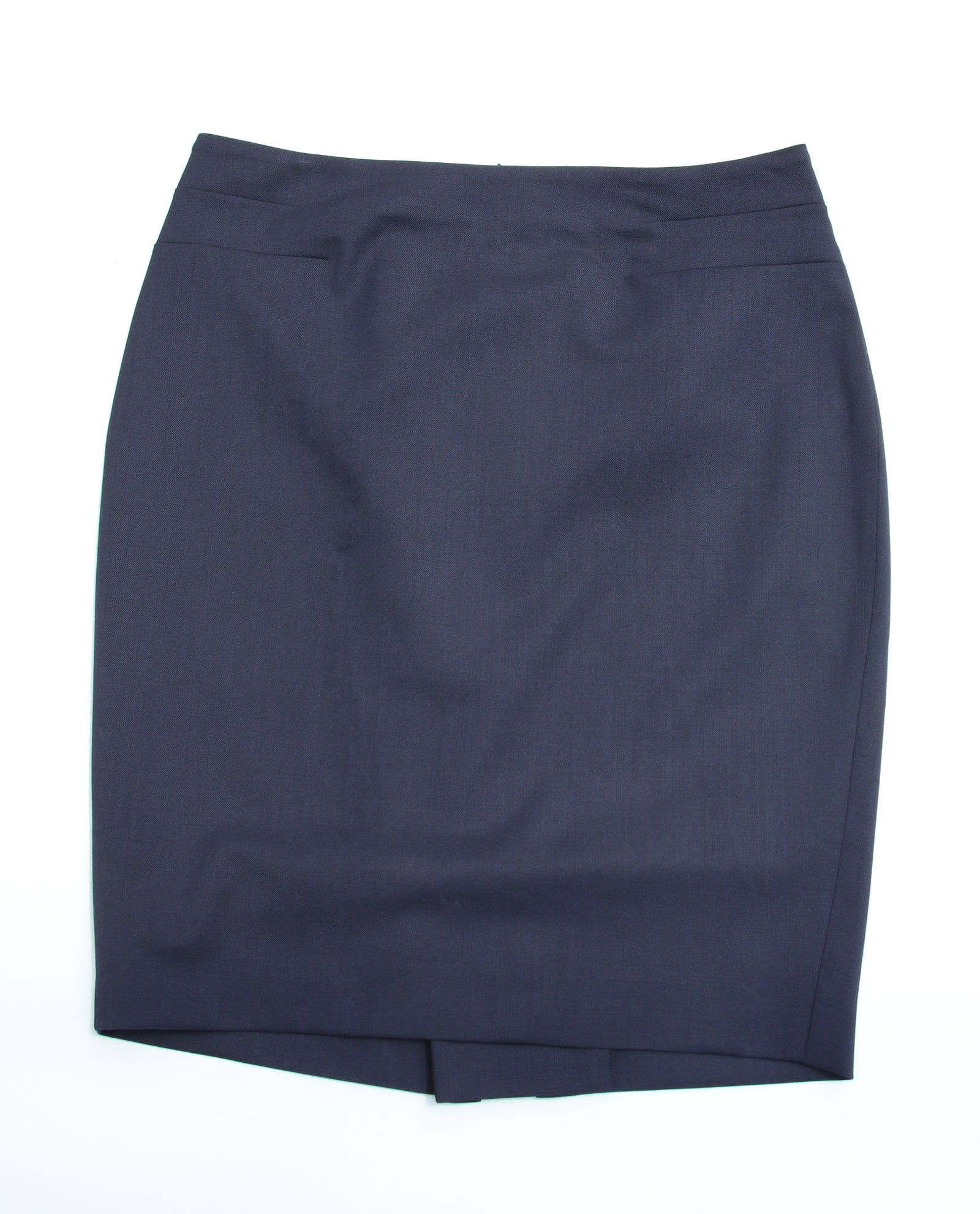 Navy Pencil Skirt