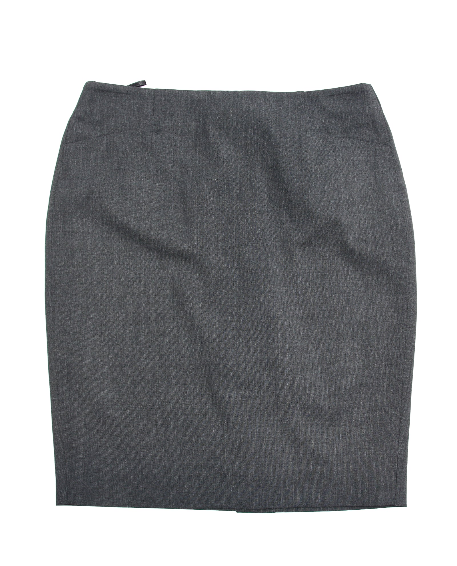 Charcoal Suit Skirt