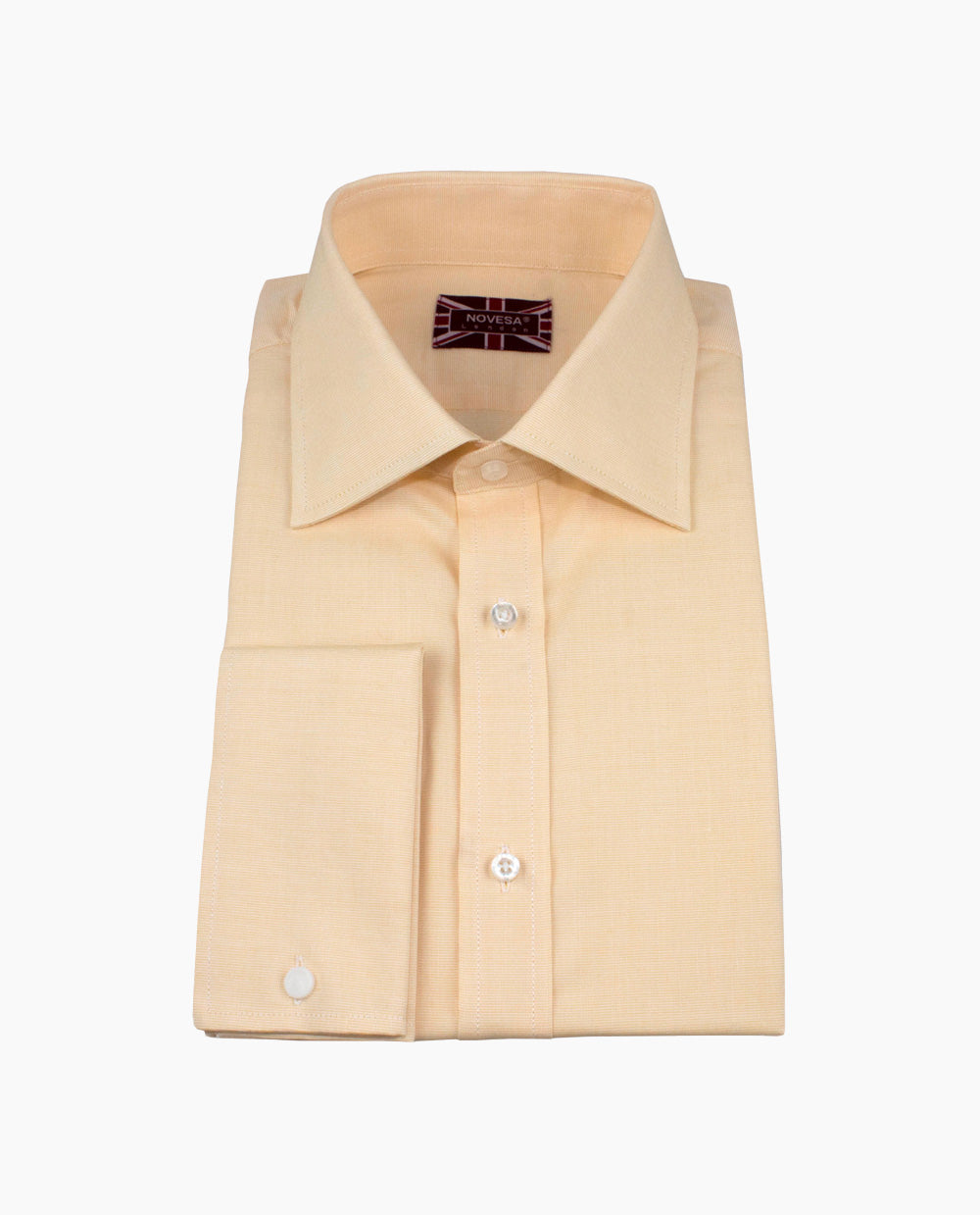Pale Yellow Italian Pinpoint Oxford Shirt