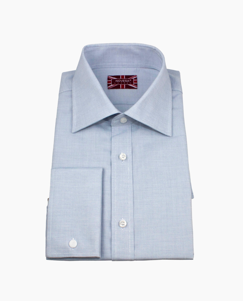 Mint Blue Italian Pinpoint Oxford Shirt