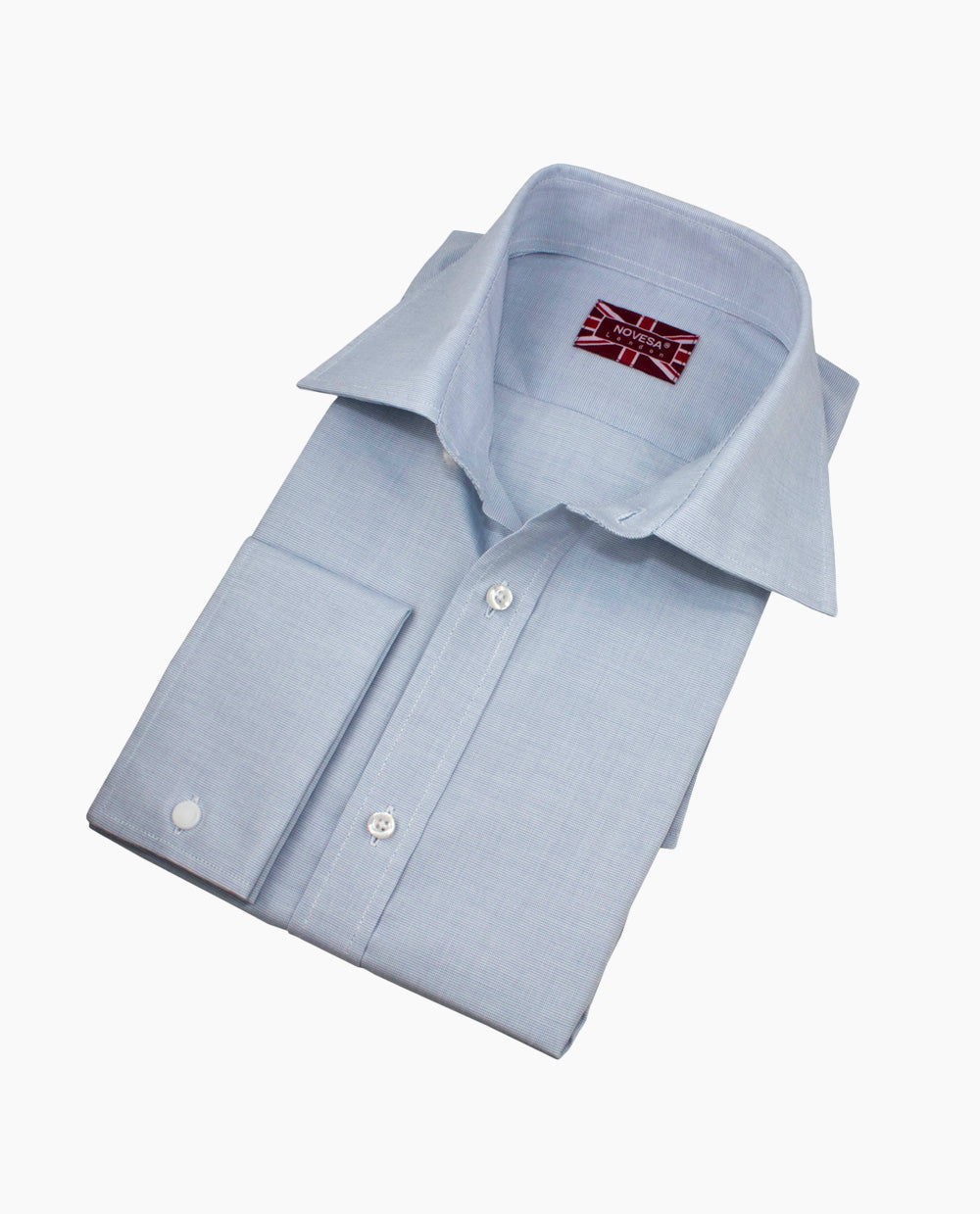 Mint Blue Italian Pinpoint Oxford Shirt